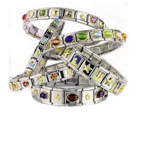 #1 Teacher Italian Link Bracelet Charm