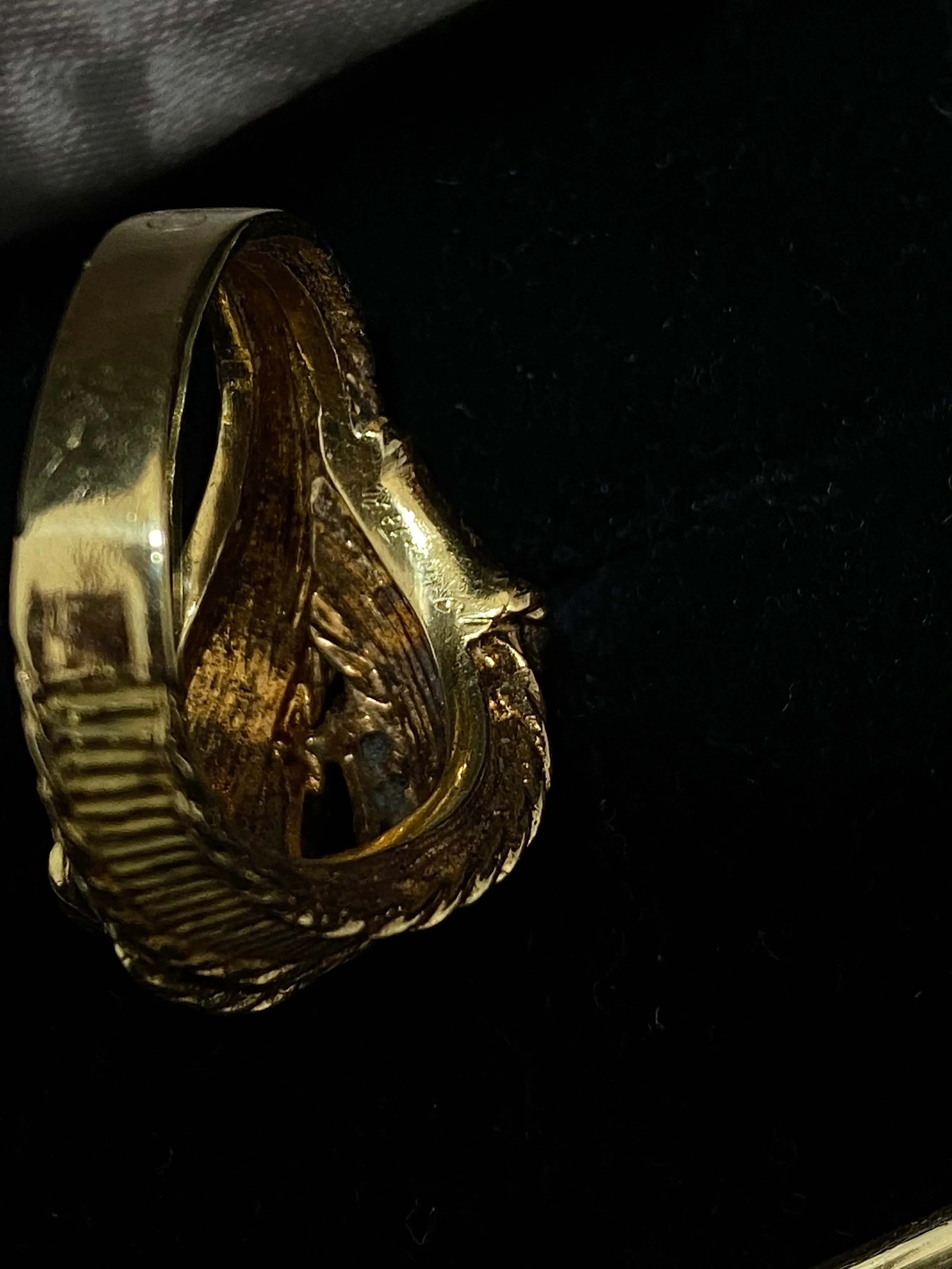 1930's French Designer 18K YG 20 Diamond Ring - $15K Appraisal Value w/ CoA }
