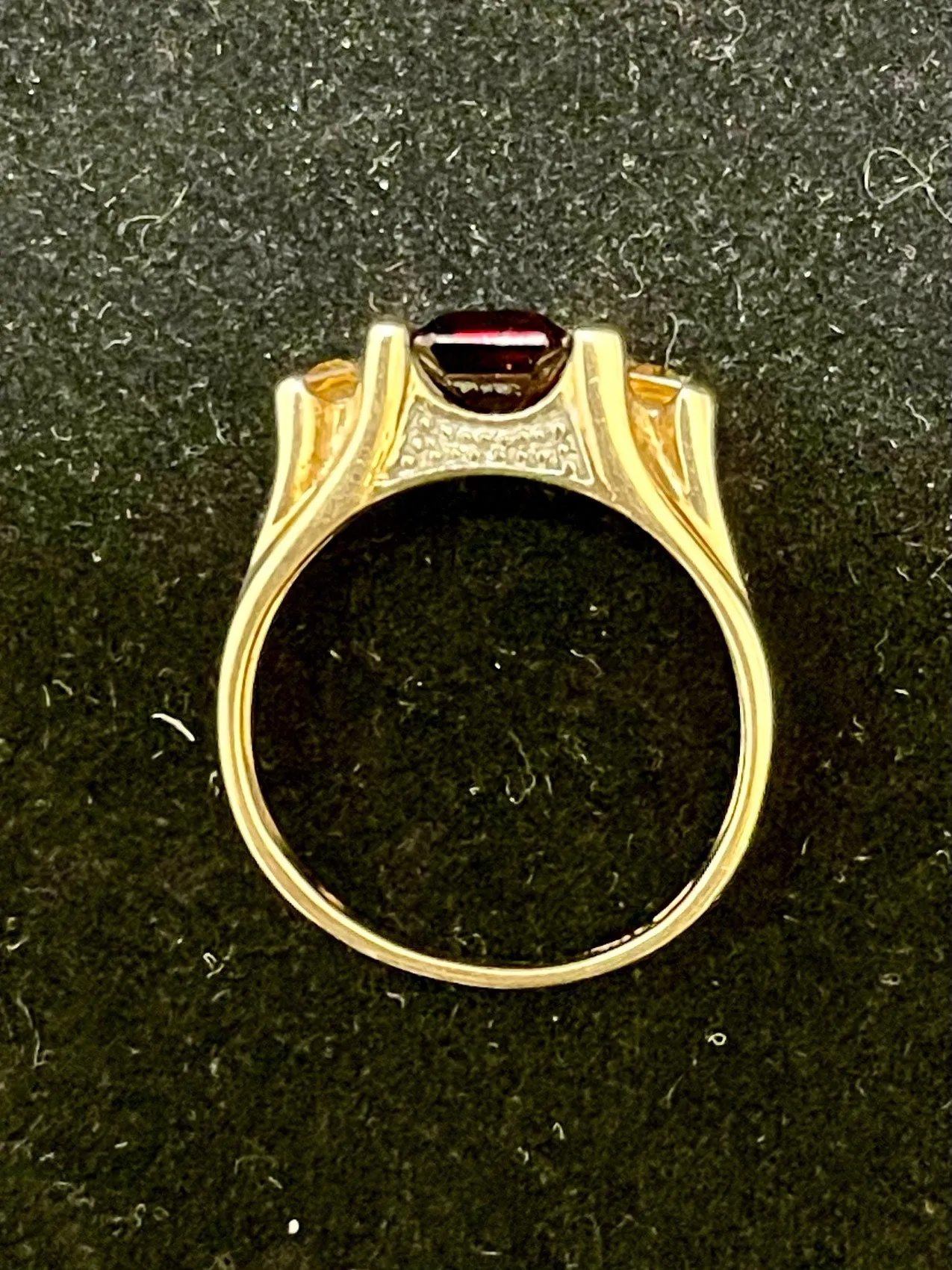 1940s Designer SYWG with Garnet & Topaz, marcasite stones Ring - $3K APR Value w/CoA!