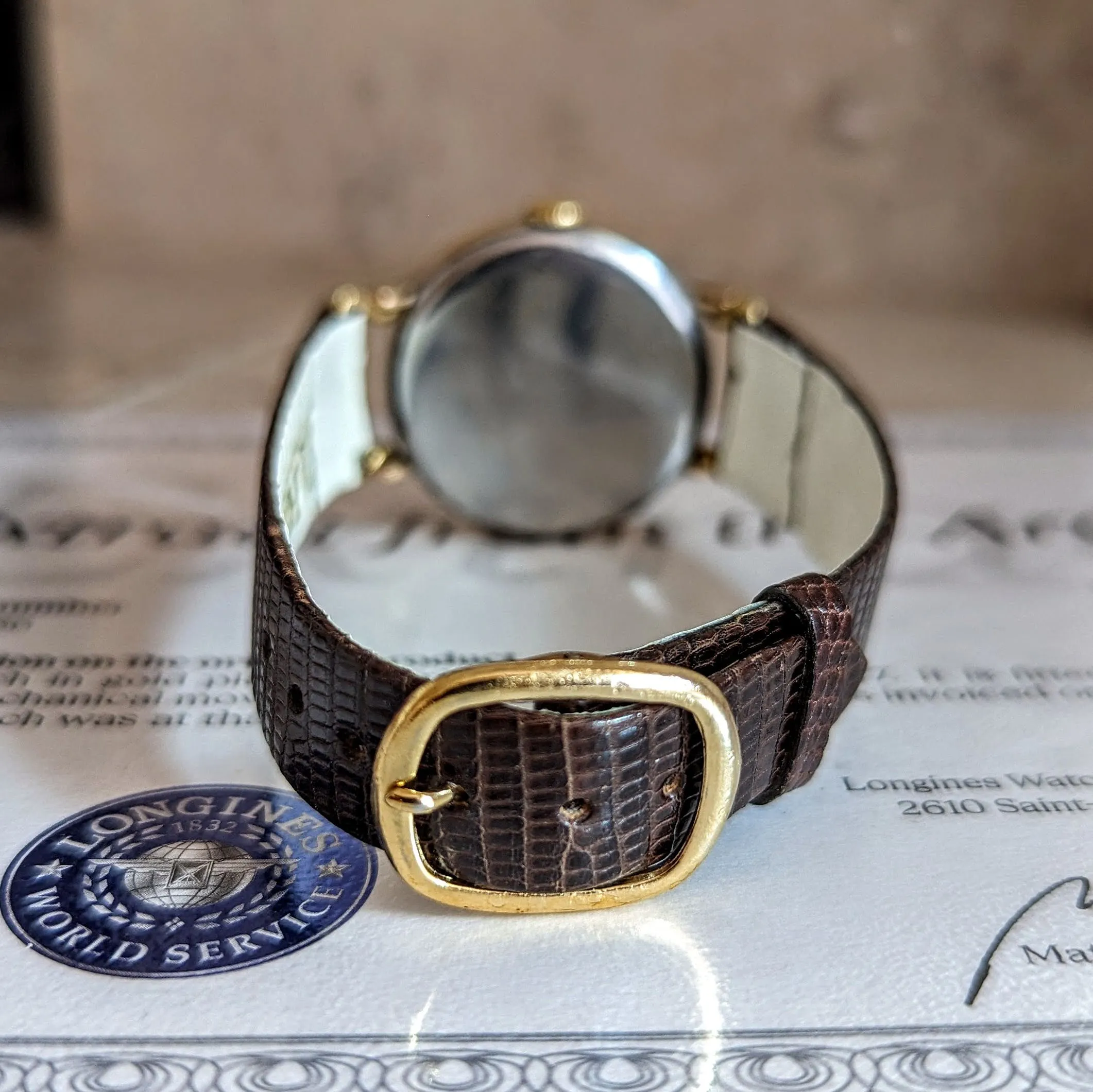 1942 LONGINES Mechanical Wristwatch Ref. 5017 Flexible Lugs Vintage Watch