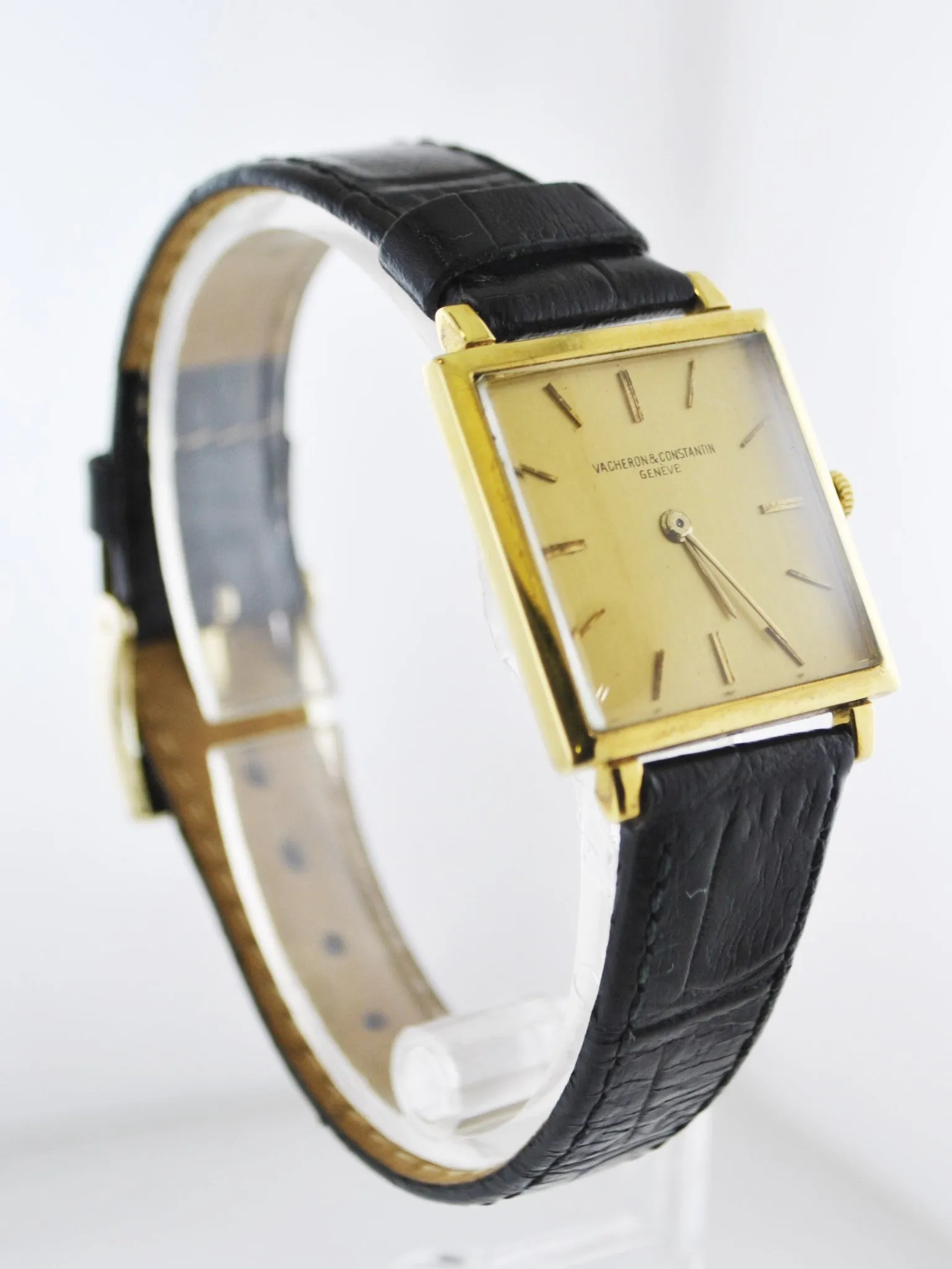 1950's Vacheron Constantin Square Ultra Thin Wristwatch in 18 Karat Yellow Gold - $40K APR w/ COA!
