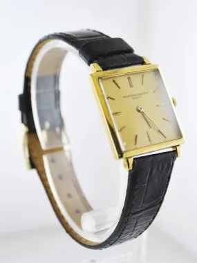 1950's Vacheron Constantin Square Ultra Thin Wristwatch in 18 Karat Yellow Gold - $40K APR w/ COA!