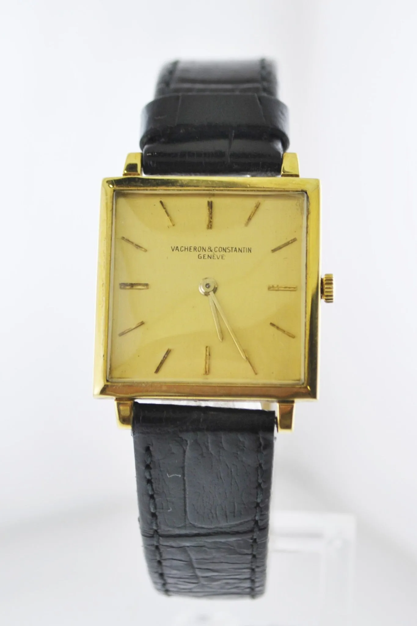 1950's Vacheron Constantin Square Ultra Thin Wristwatch in 18 Karat Yellow Gold - $40K APR w/ COA!