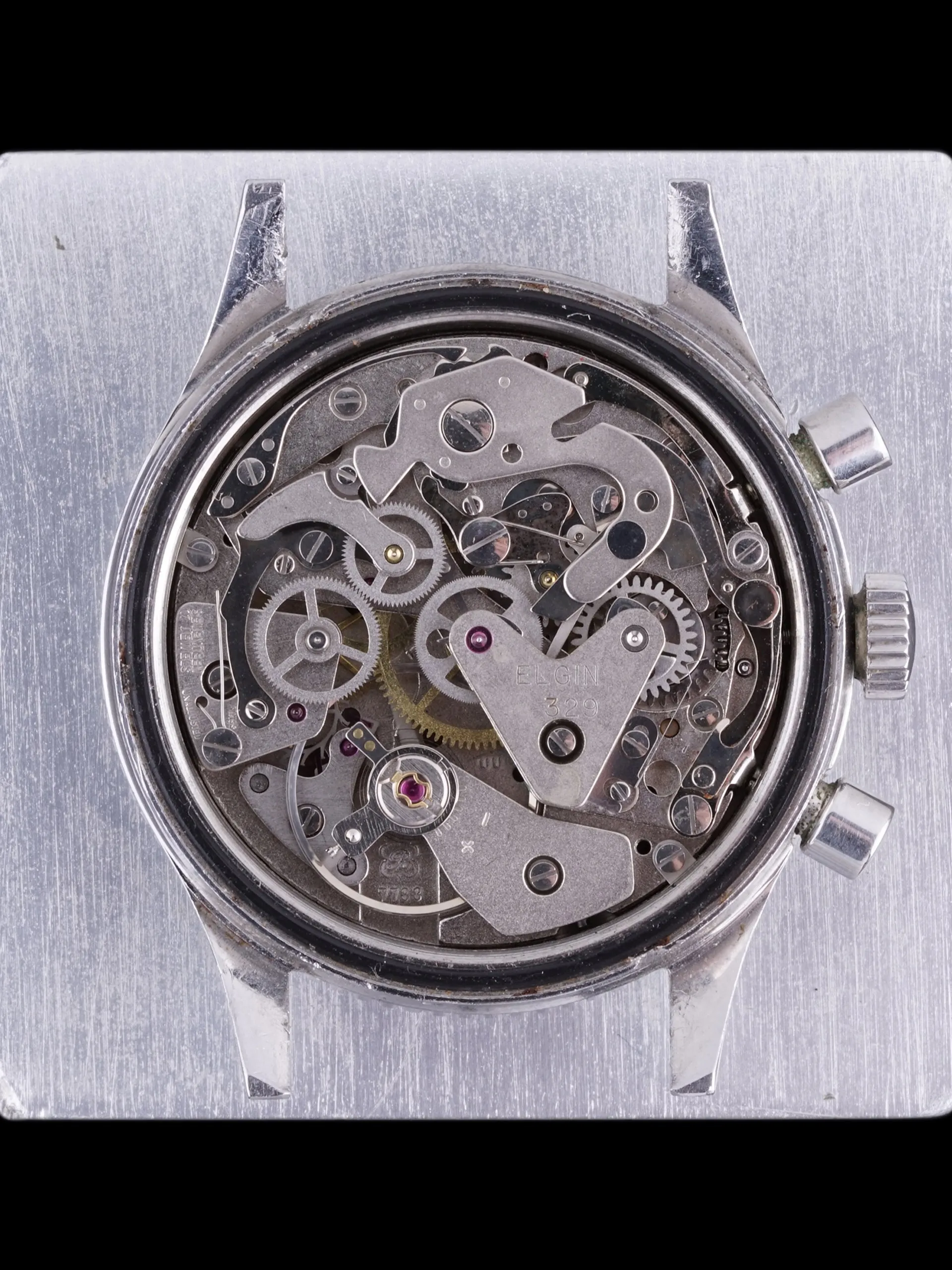1960s Elgin Incabloc Chronograph (Ref. 3340) Valjoux Cal. 7733