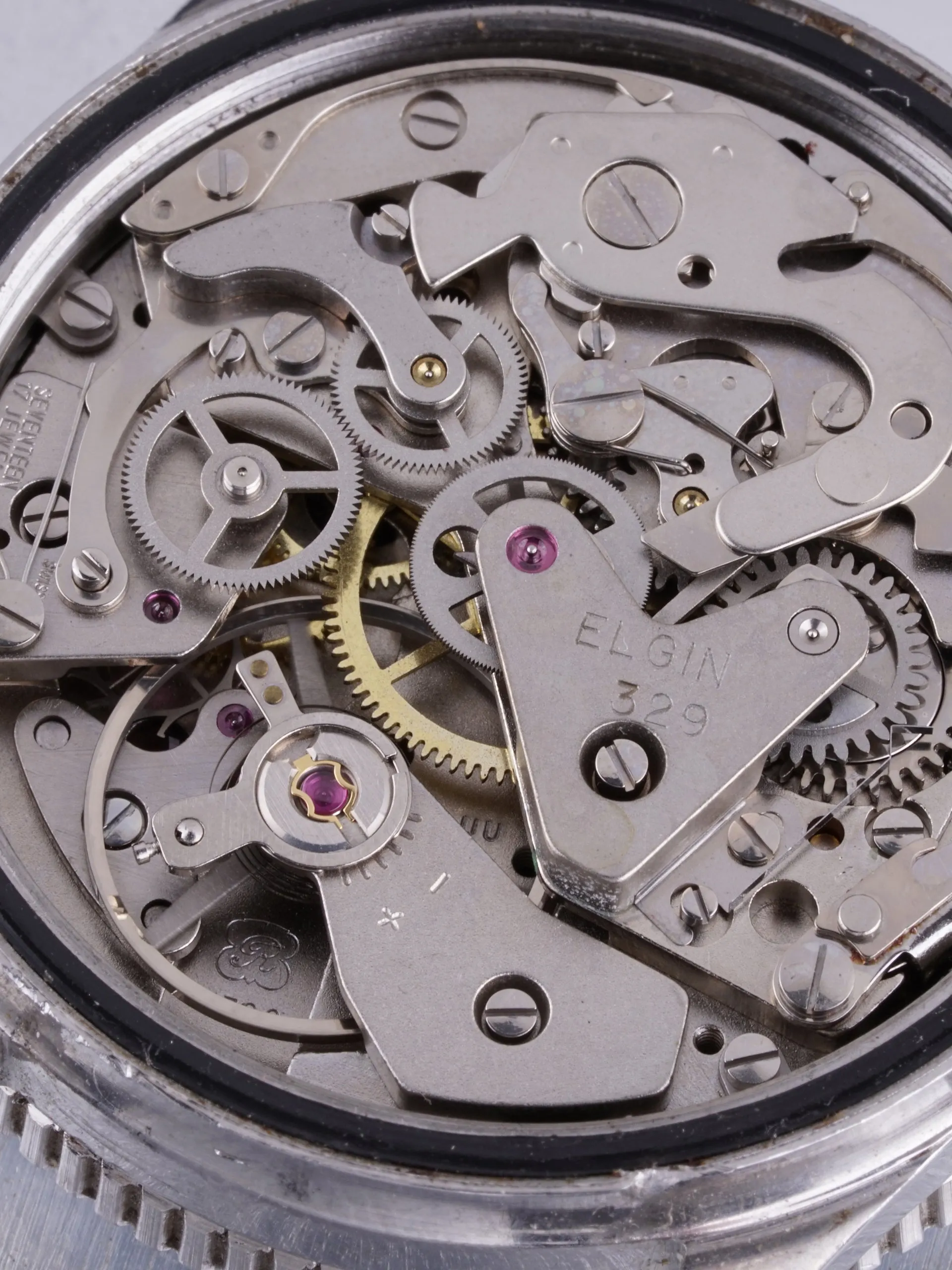 1960s Elgin Incabloc Chronograph (Ref. 3340) Valjoux Cal. 7733