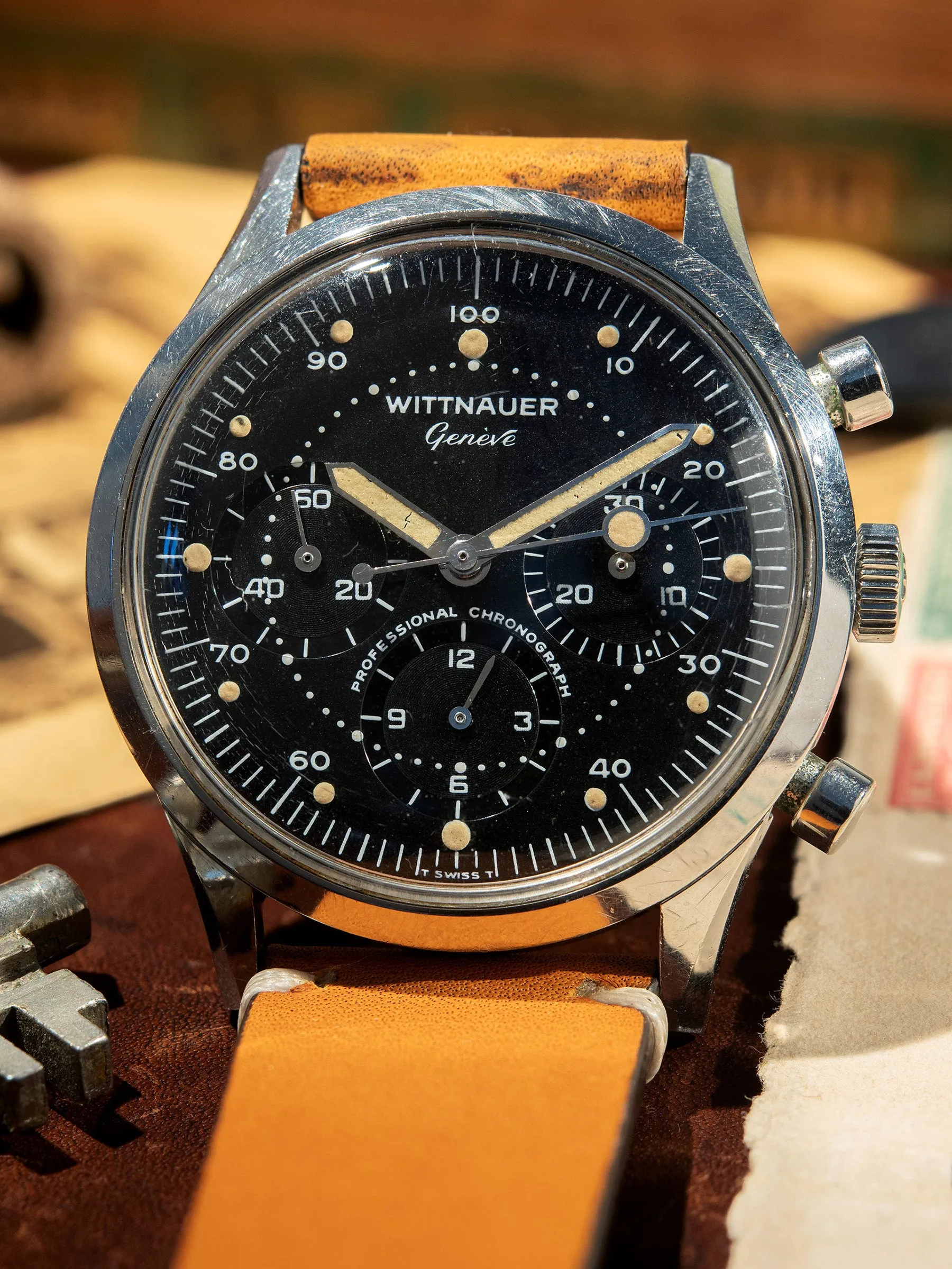 1960s Wittnauer Professional Chronograph (Ref. 242T) "Valjoux 72"