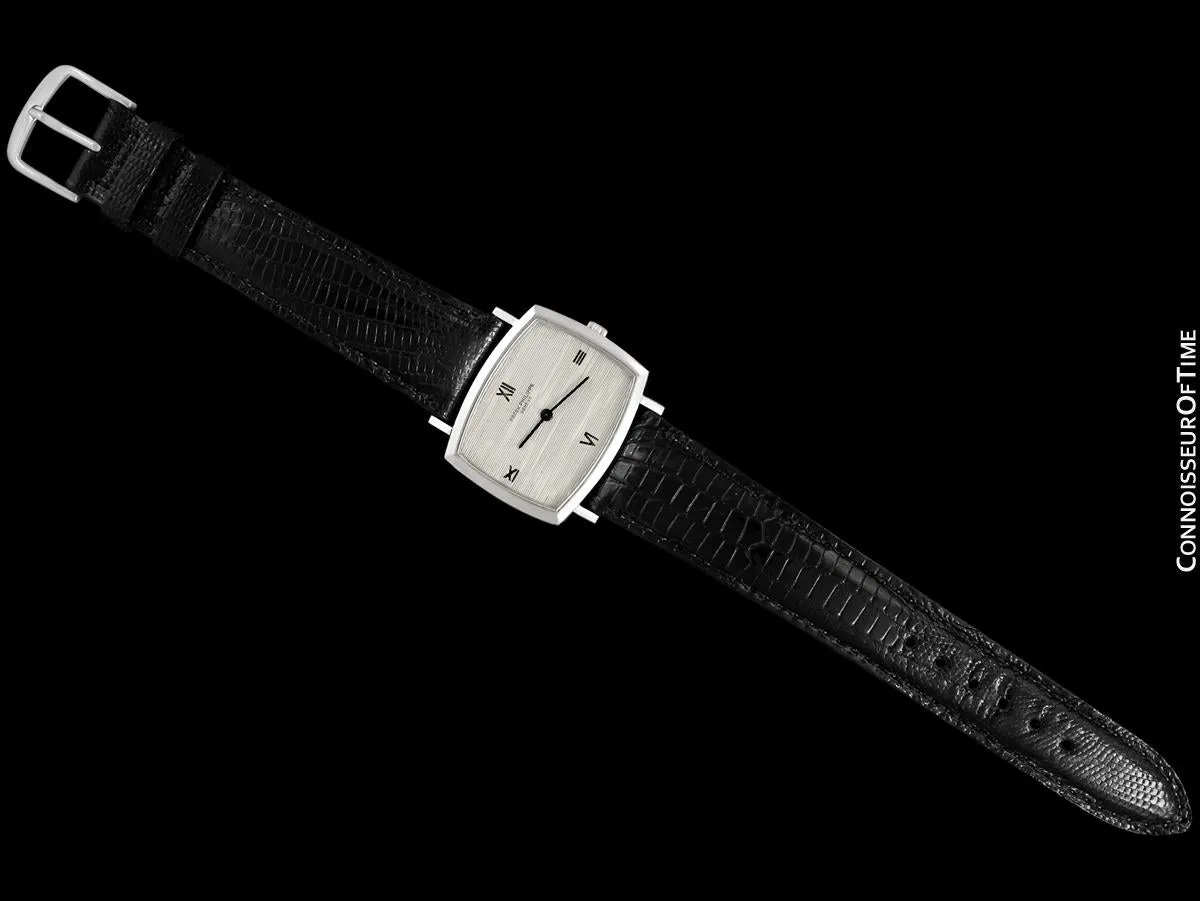 1970 Patek Philippe Classic Vintage Mens Ultra Thin Retro TV Watch - 18K White Gold