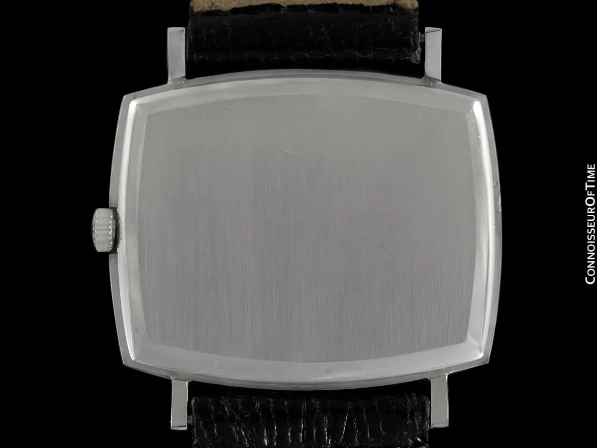 1970 Patek Philippe Classic Vintage Mens Ultra Thin Retro TV Watch - 18K White Gold