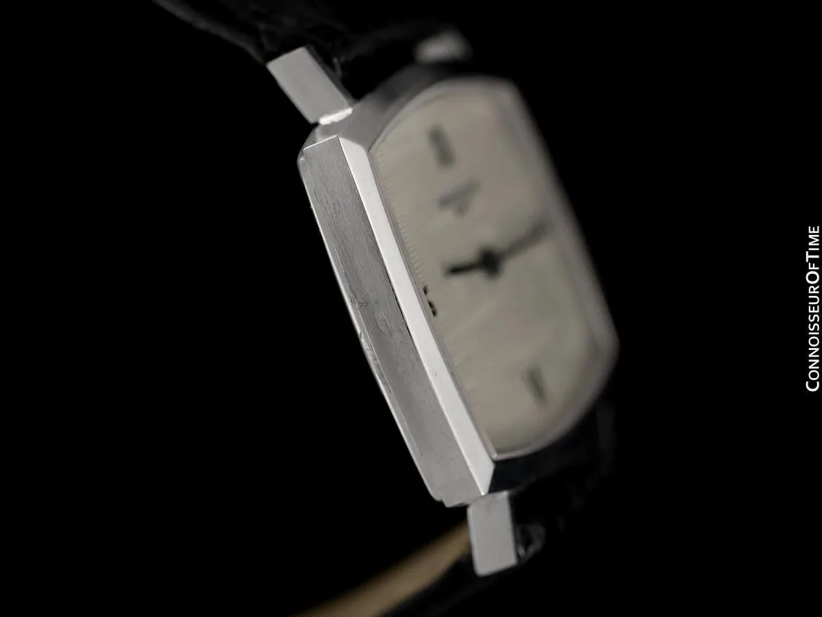 1970 Patek Philippe Classic Vintage Mens Ultra Thin Retro TV Watch - 18K White Gold