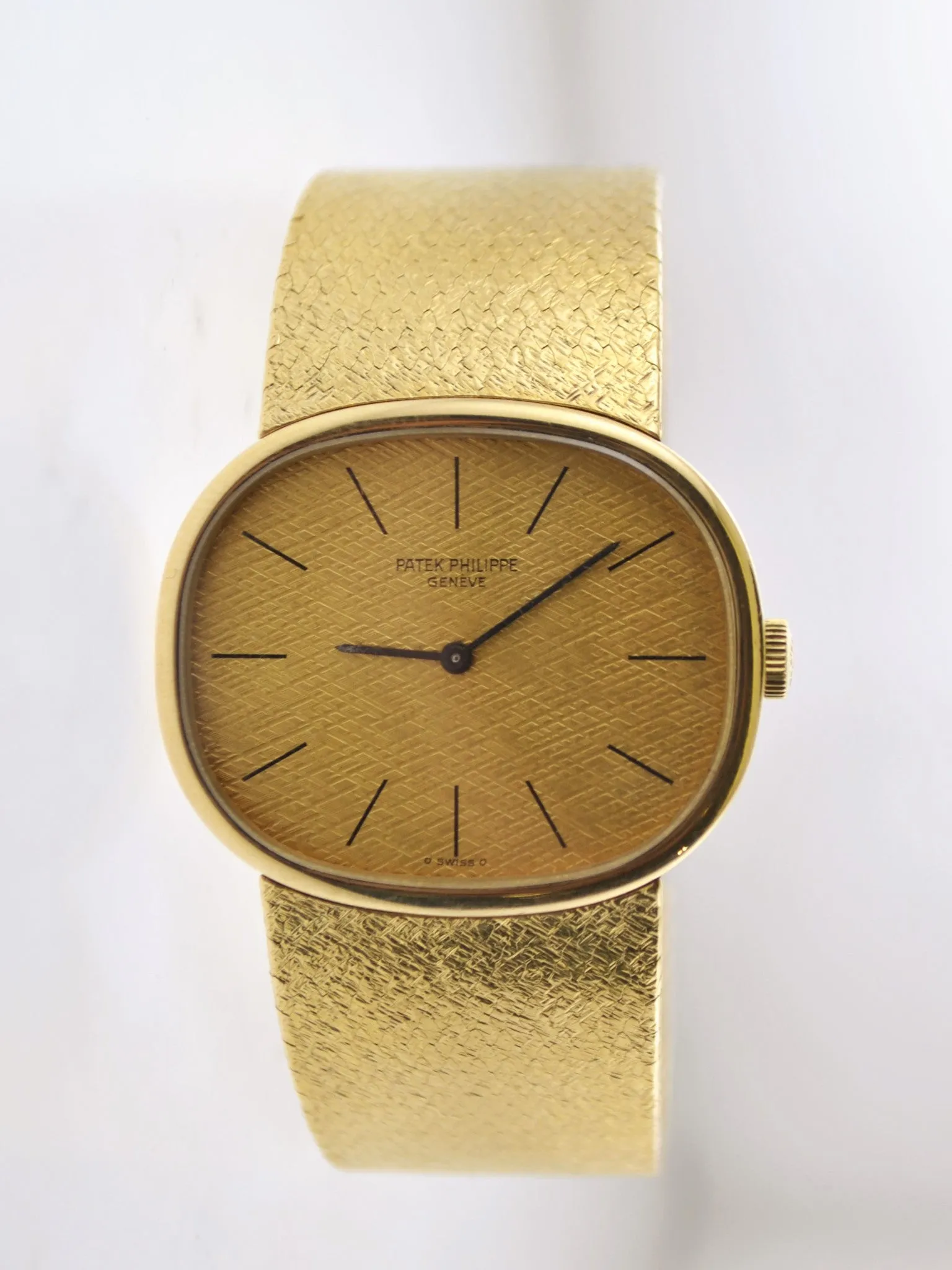 1970's Patek Philippe Oval Wristwatch w/ Original Band in 18 Karat Yellow Gold - $50K VALUE