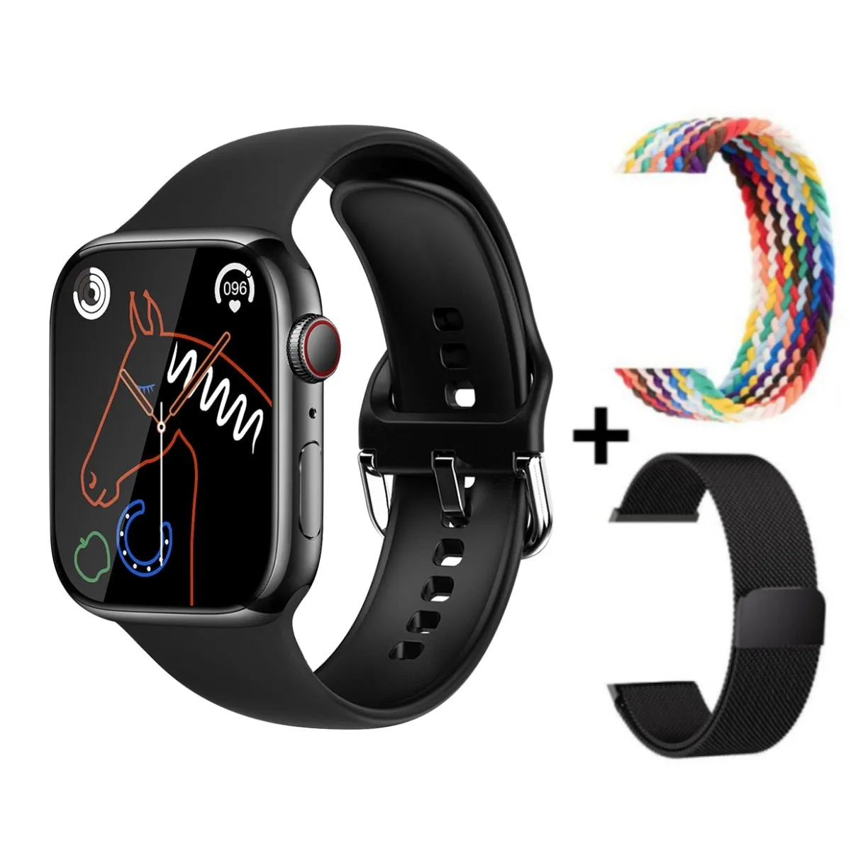 2023 Smart Watch Women Series 8 2.0; Screen Bluetooth Call Heart Rate Blood Pressure Men Smartwatch for Apple Watch IWO Watch 8