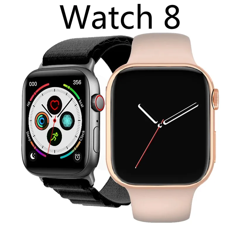 2023 Smart Watch Women Series 8 2.0; Screen Bluetooth Call Heart Rate Blood Pressure Men Smartwatch for Apple Watch IWO Watch 8