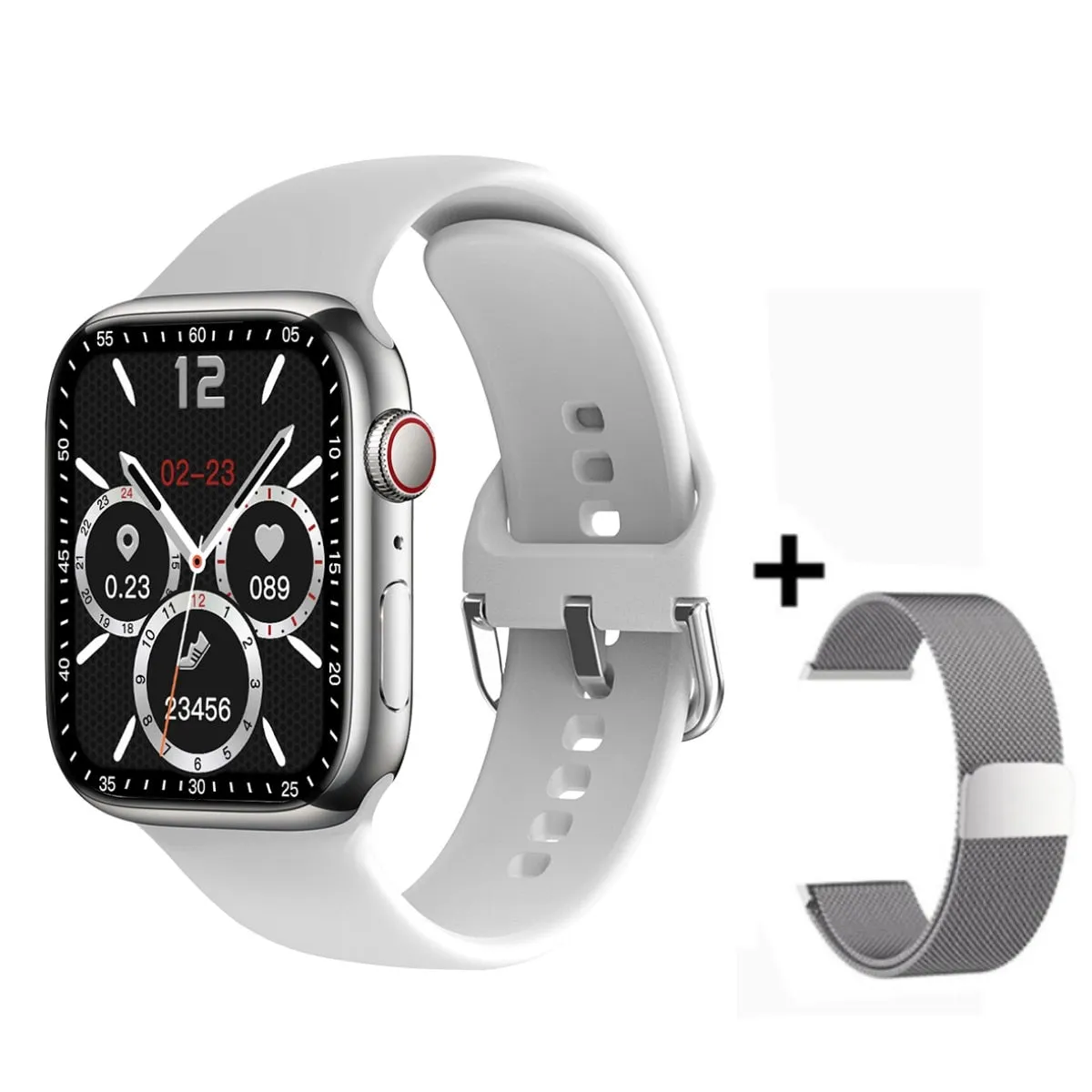 2023 Smart Watch Women Series 8 2.0; Screen Bluetooth Call Heart Rate Blood Pressure Men Smartwatch for Apple Watch IWO Watch 8