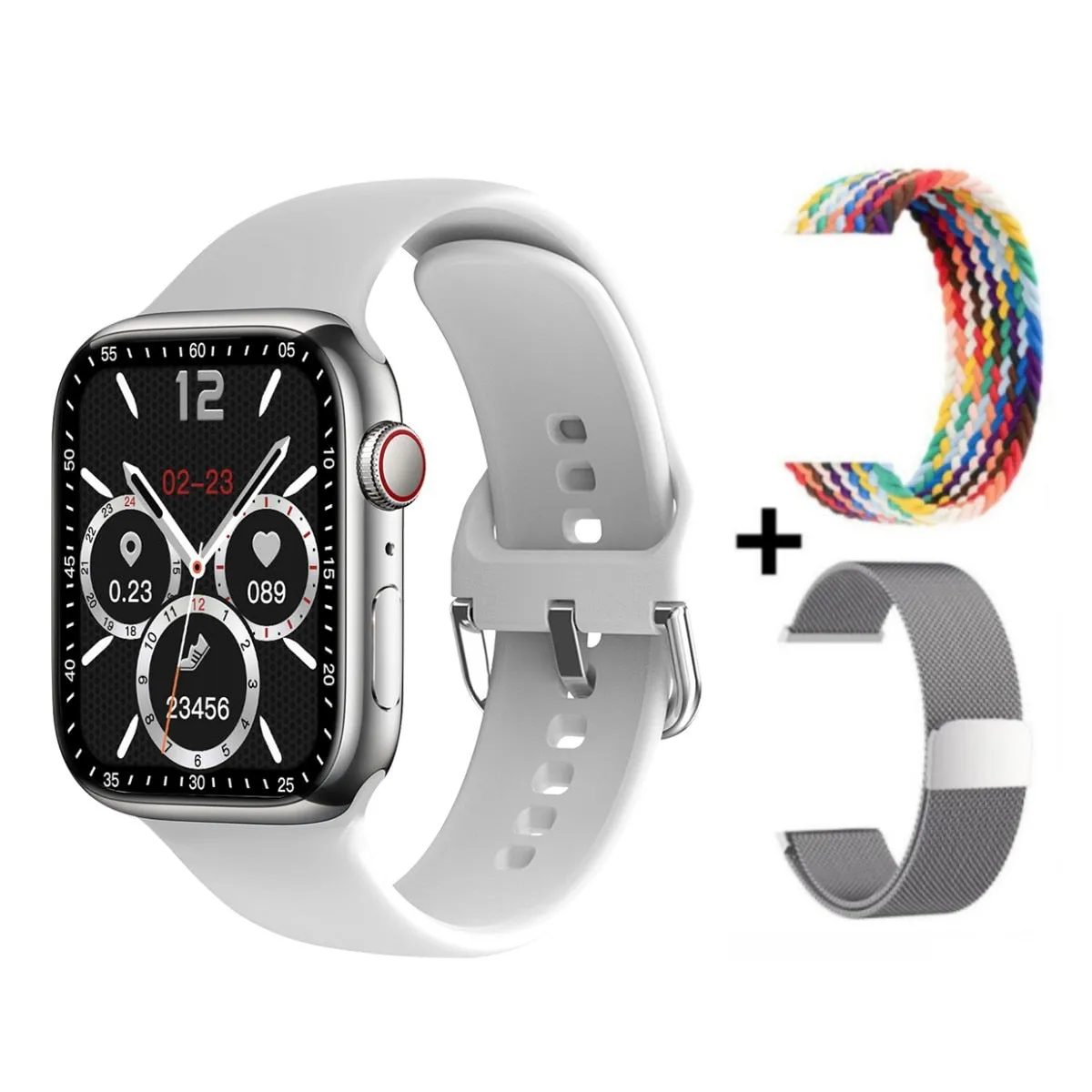 2023 Smart Watch Women Series 8 2.0; Screen Bluetooth Call Heart Rate Blood Pressure Men Smartwatch for Apple Watch IWO Watch 8