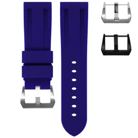 26MM LUG WIDTH STRAP - NAVY BLUE RUBBER
