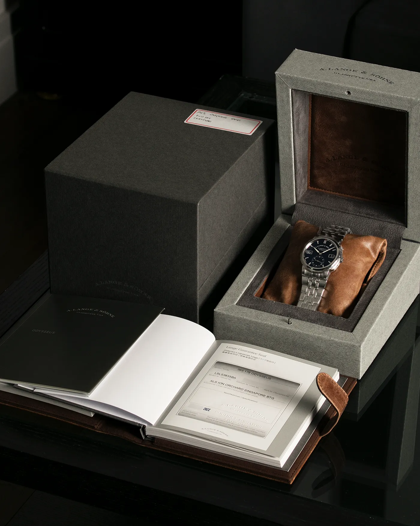 A. Lange & Sohne Datomatic Odysseus 363.179 Stainless Steel