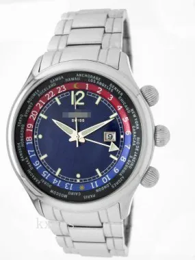 Affordable Elegance Stainless Steel 24 mm Watches Band 1852_BL_K0015915