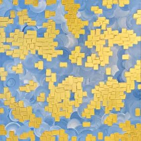 ALESSIA LU  "DIGITAL FALL" Acrylic on Canvas, 2019