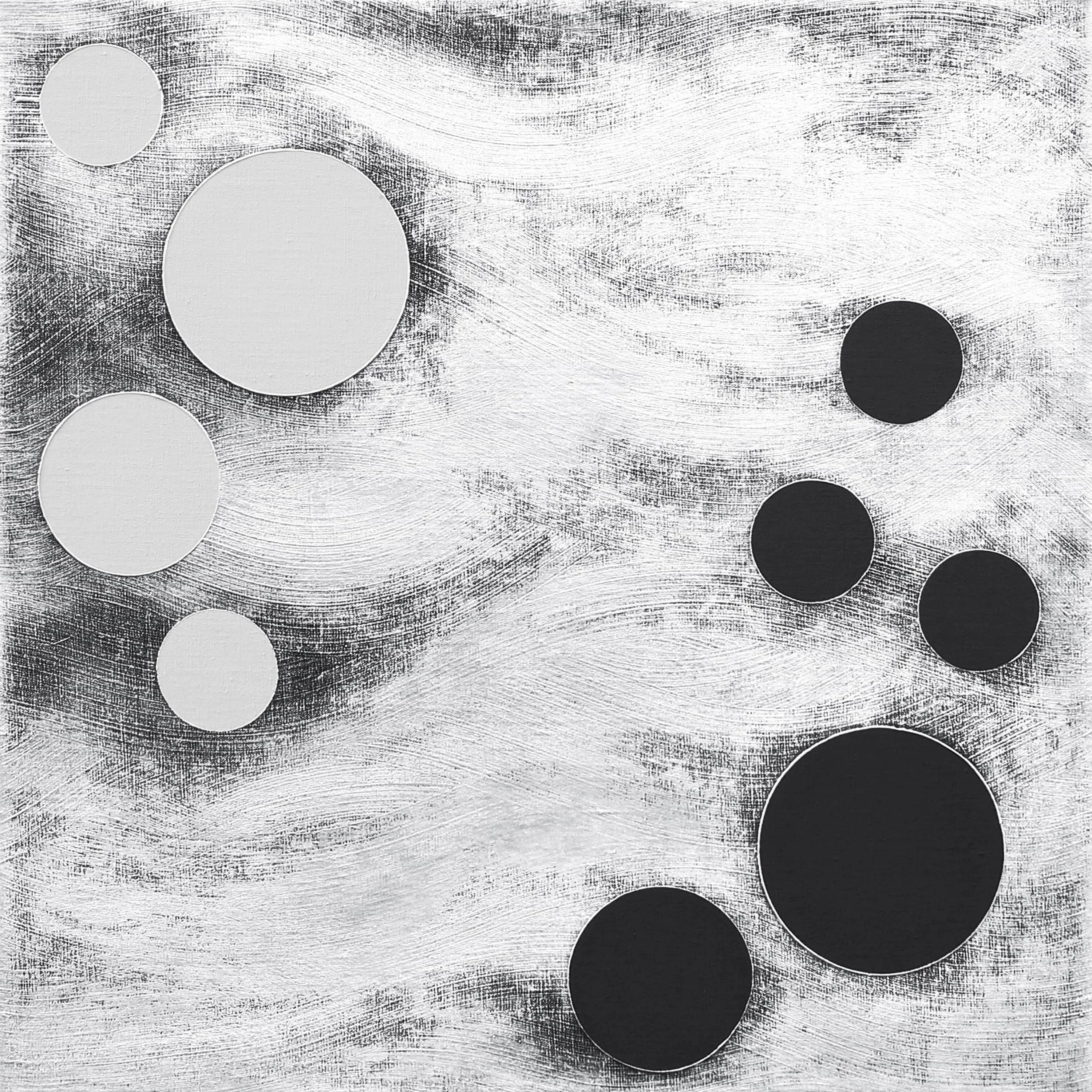 ALESSIA LU  "Neither Black Nor White" Acrylic on Canvas, 2018