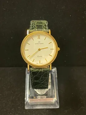 Alfred Hammel Solid Yellow Gold Beautiful Men's Wrist Watch  - $15K APR w/ COA!!