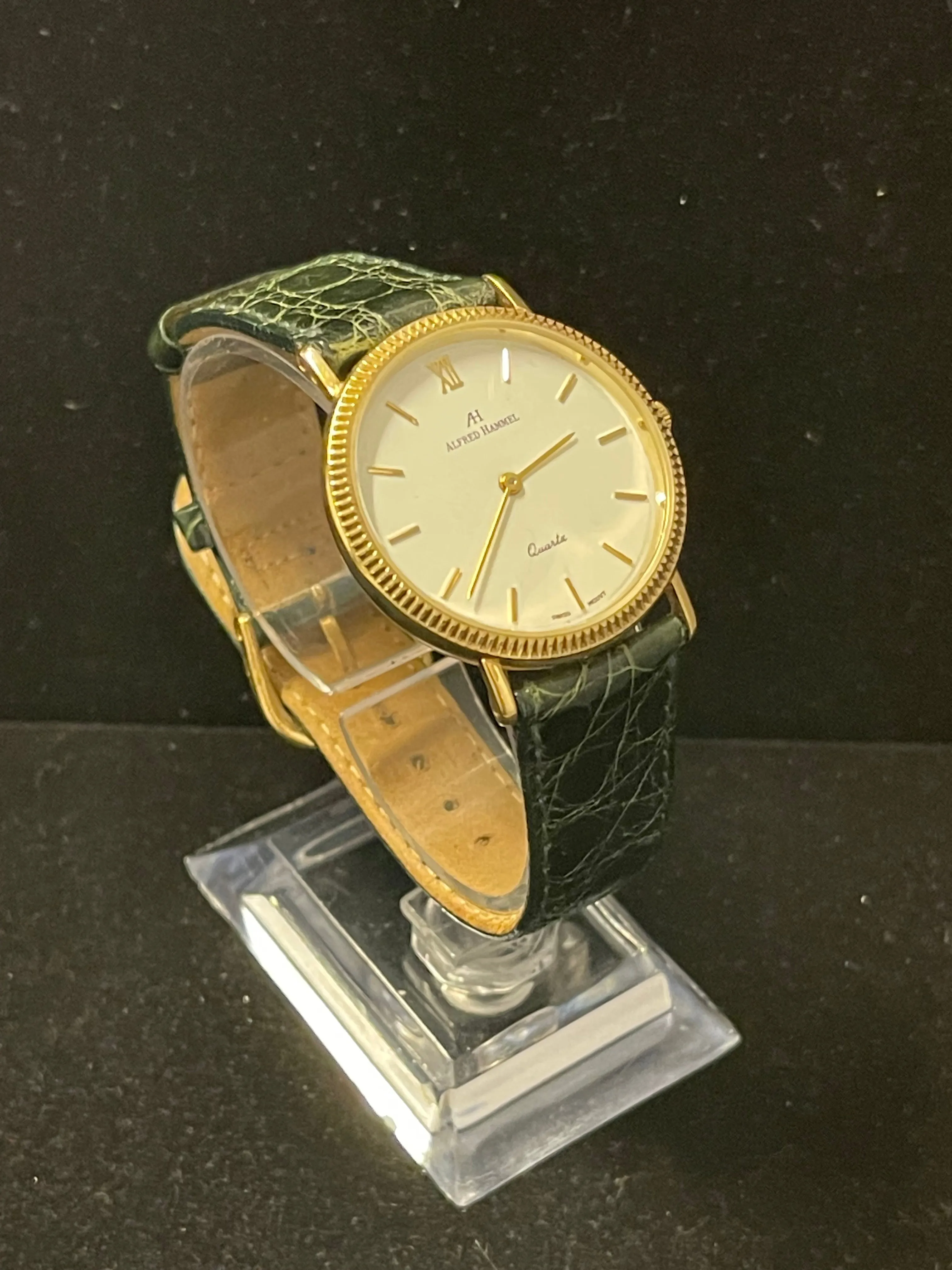 Alfred Hammel Solid Yellow Gold Beautiful Men's Wrist Watch  - $15K APR w/ COA!!