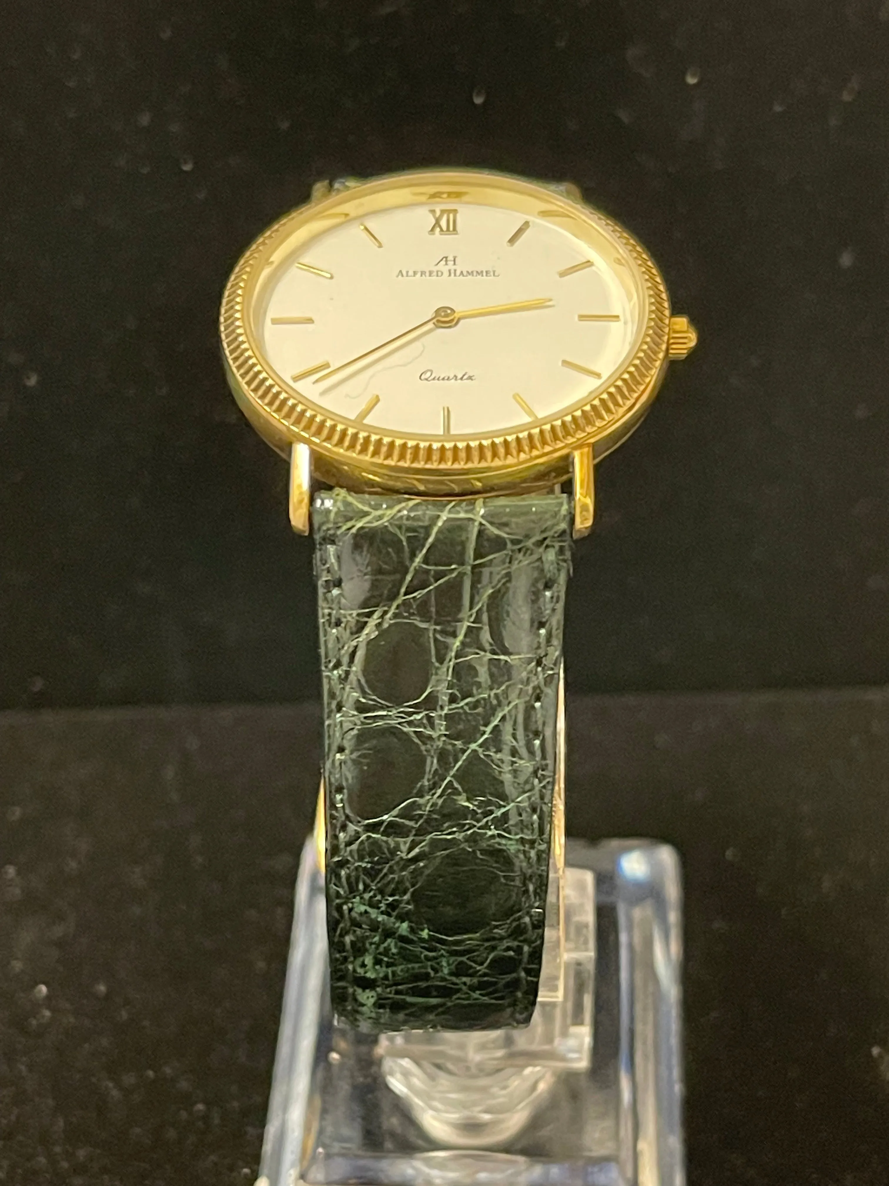 Alfred Hammel Solid Yellow Gold Beautiful Men's Wrist Watch  - $15K APR w/ COA!!