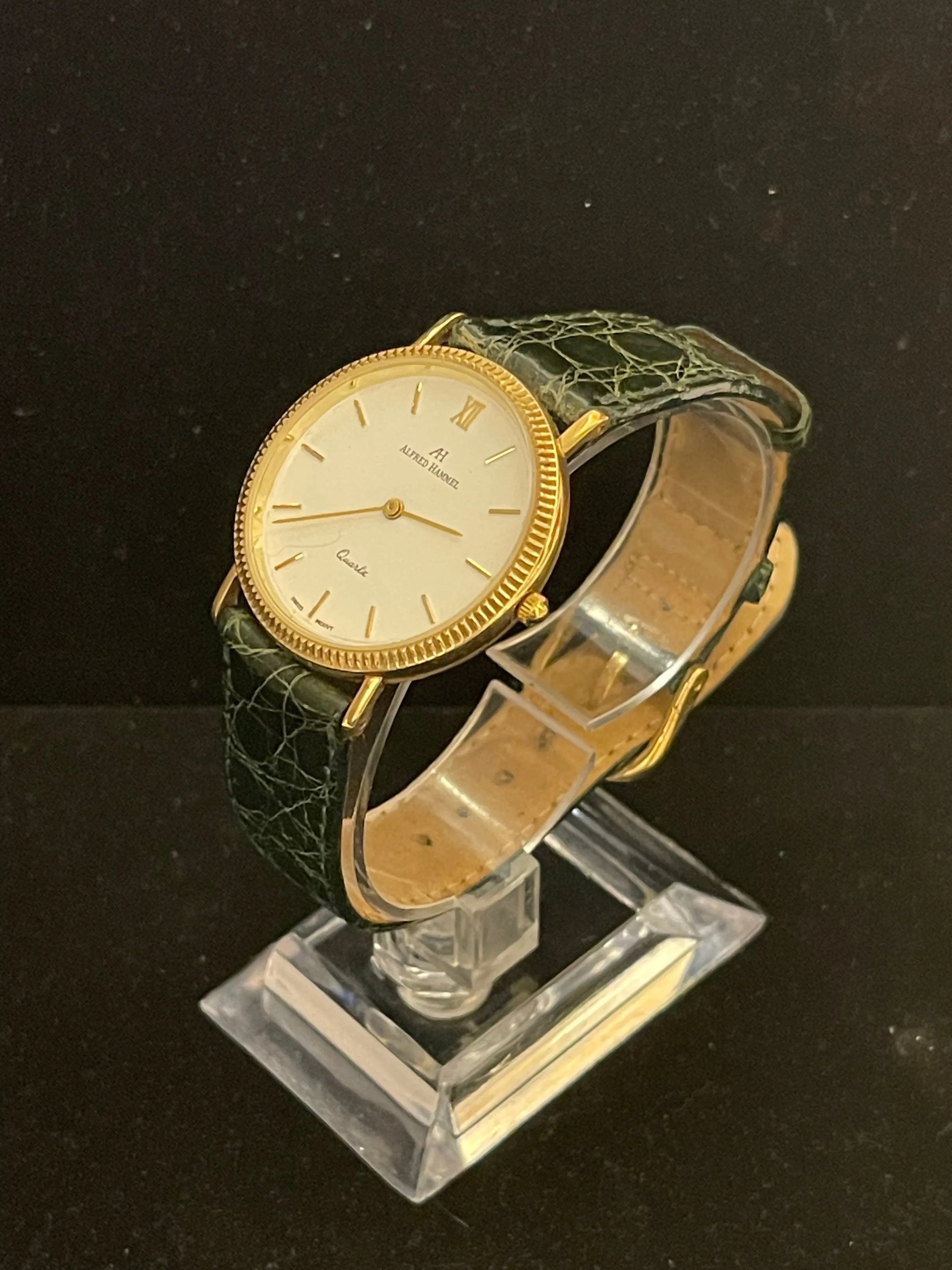 Alfred Hammel Solid Yellow Gold Beautiful Men's Wrist Watch  - $15K APR w/ COA!!