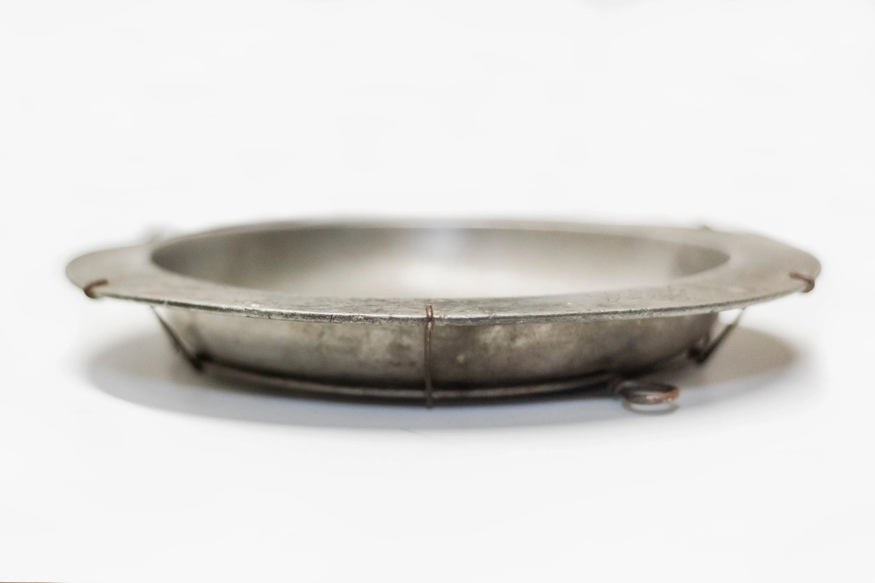 ANTIQUE 1808 Pewter English Plate with Hallmarks, Ownership Marks and Hanger - $6K Appraisal Value w/ CoA!  