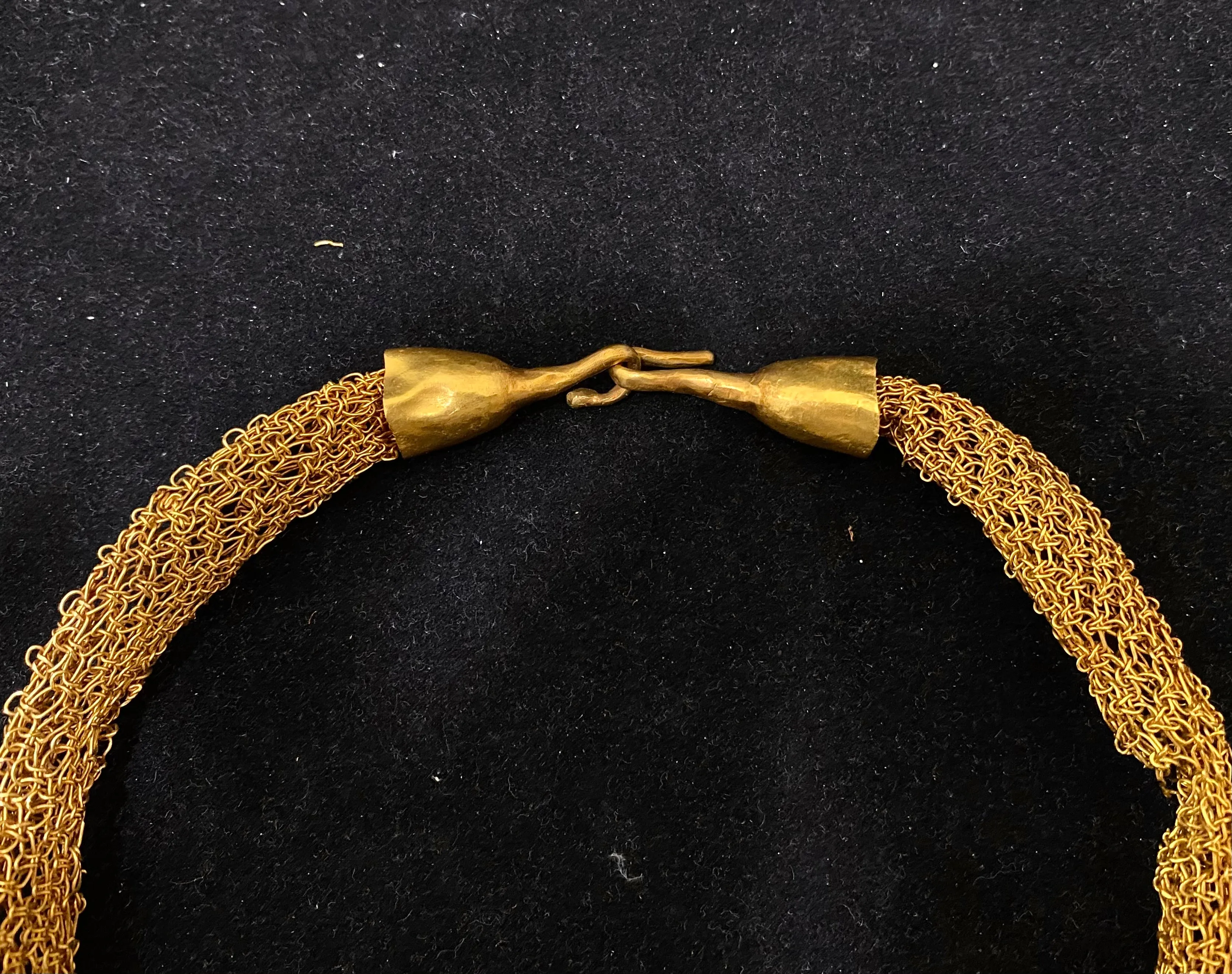 Antique 22K Lebanese Ancient Rock Choker - $30K Appraisal Value w/ CoA!