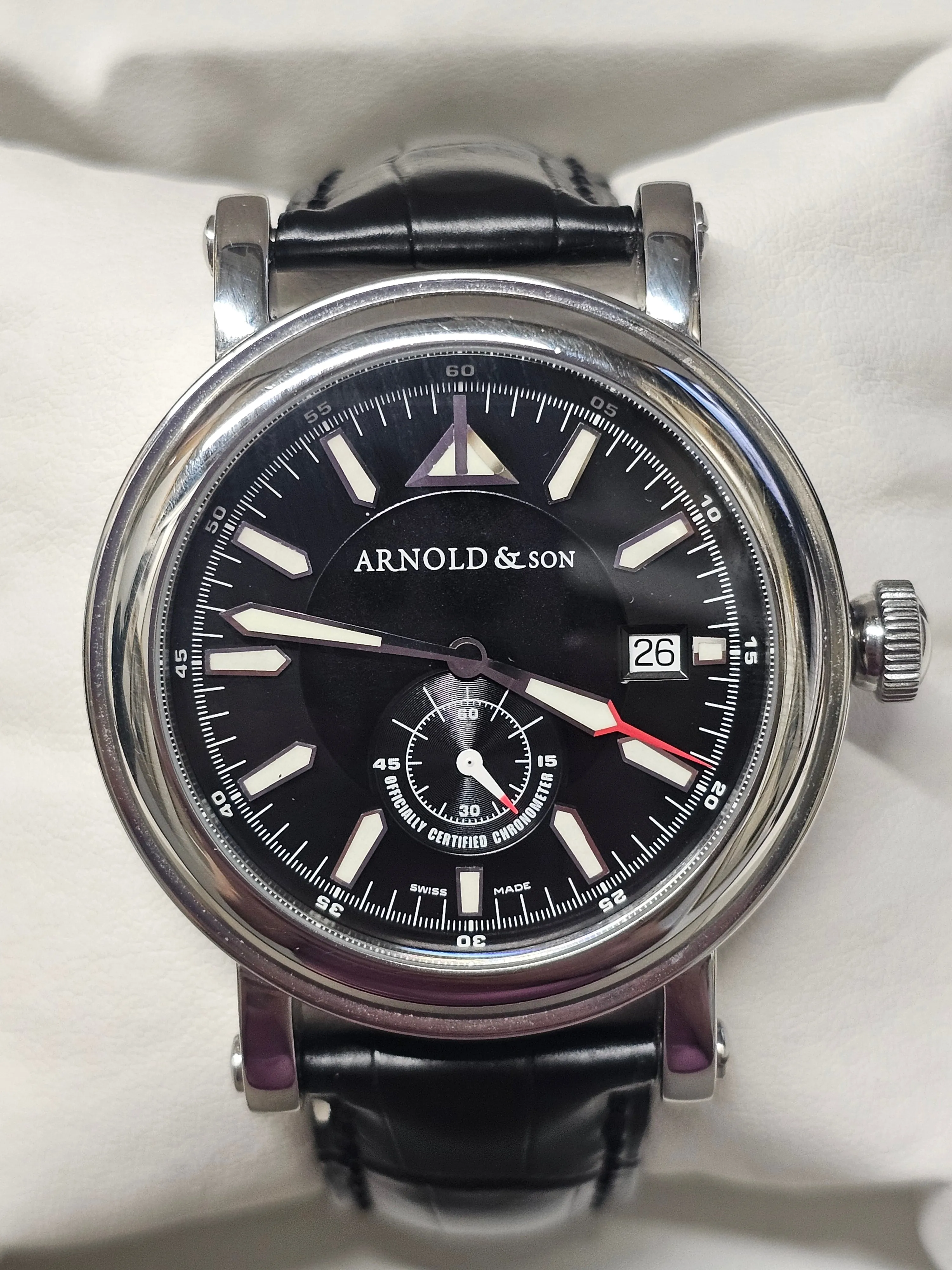 ARNOLD & SON Ltd. Ed. #357 160 Feet Waterproof, Men's Watch - $25K APR w/ COA!!!