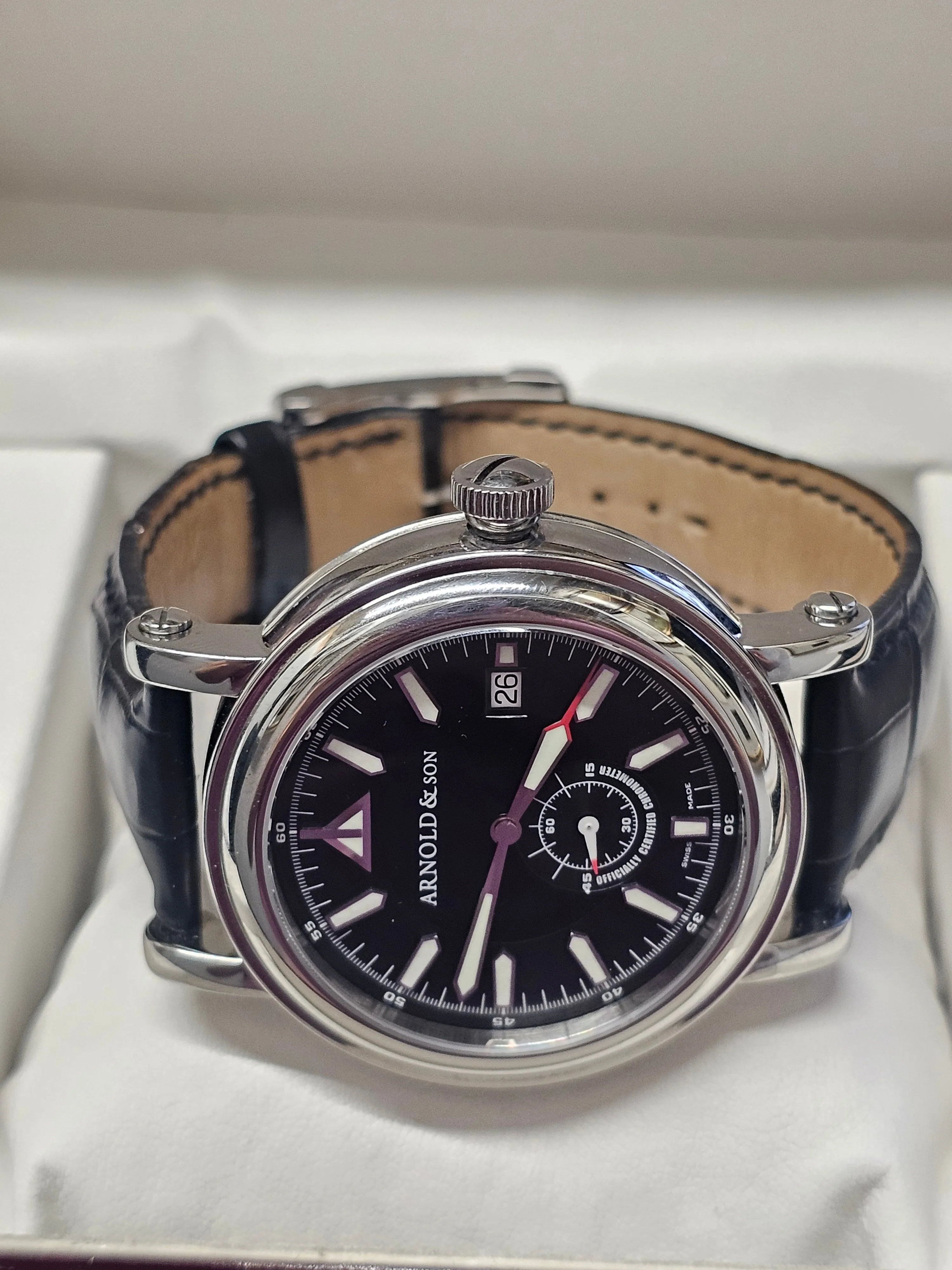 ARNOLD & SON Ltd. Ed. #357 160 Feet Waterproof, Men's Watch - $25K APR w/ COA!!!