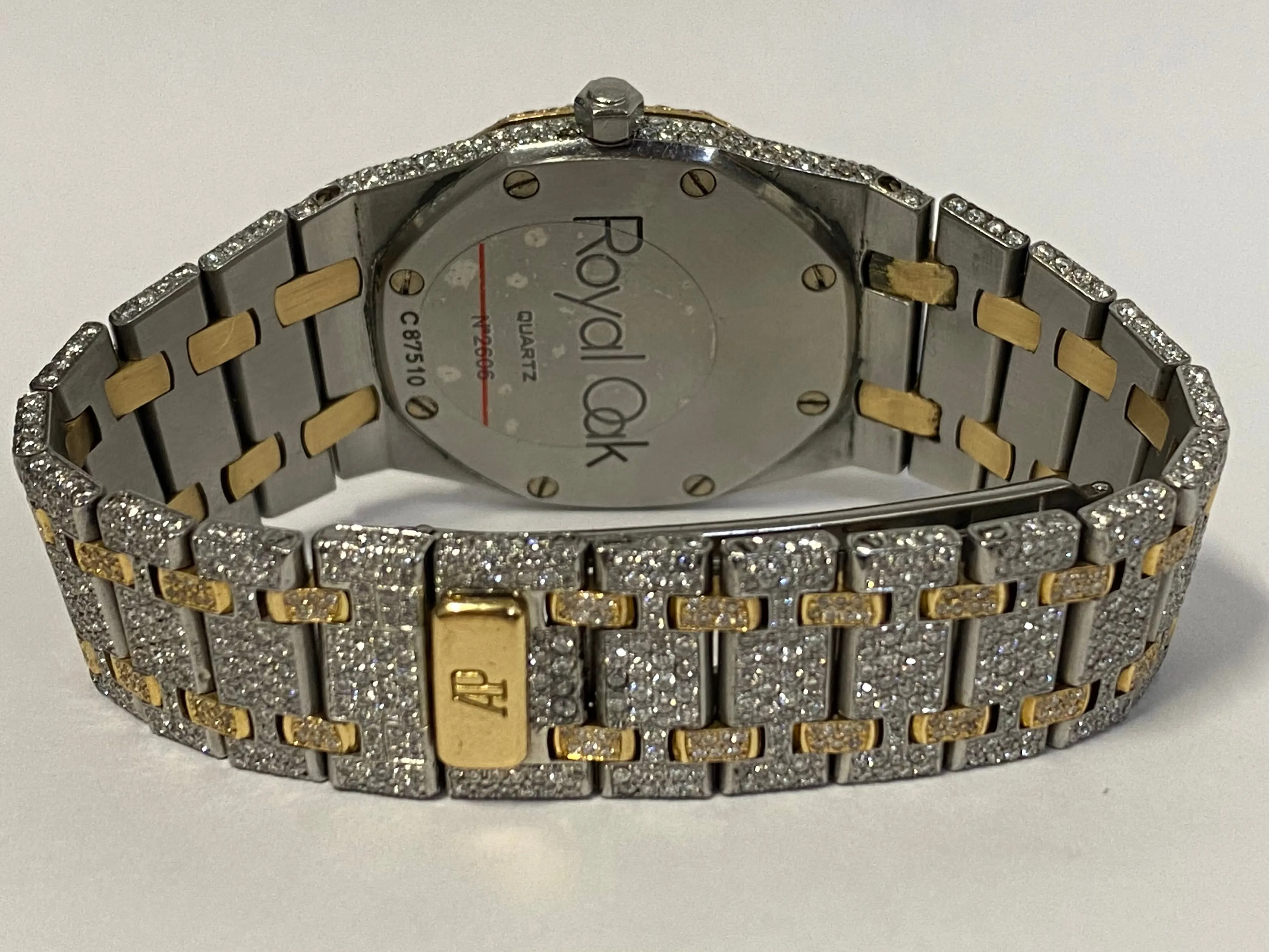 AUDEMARS PIGUET Royal OAK Unique 18K & SS w/2000 Dmnds Watch - $350K APR W/ COA!