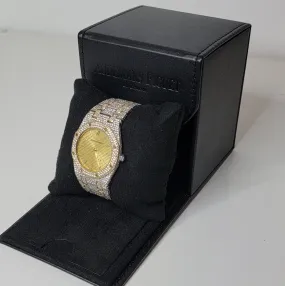 AUDEMARS PIGUET Royal OAK Unique 18K & SS w/2000 Dmnds Watch - $350K APR W/ COA!