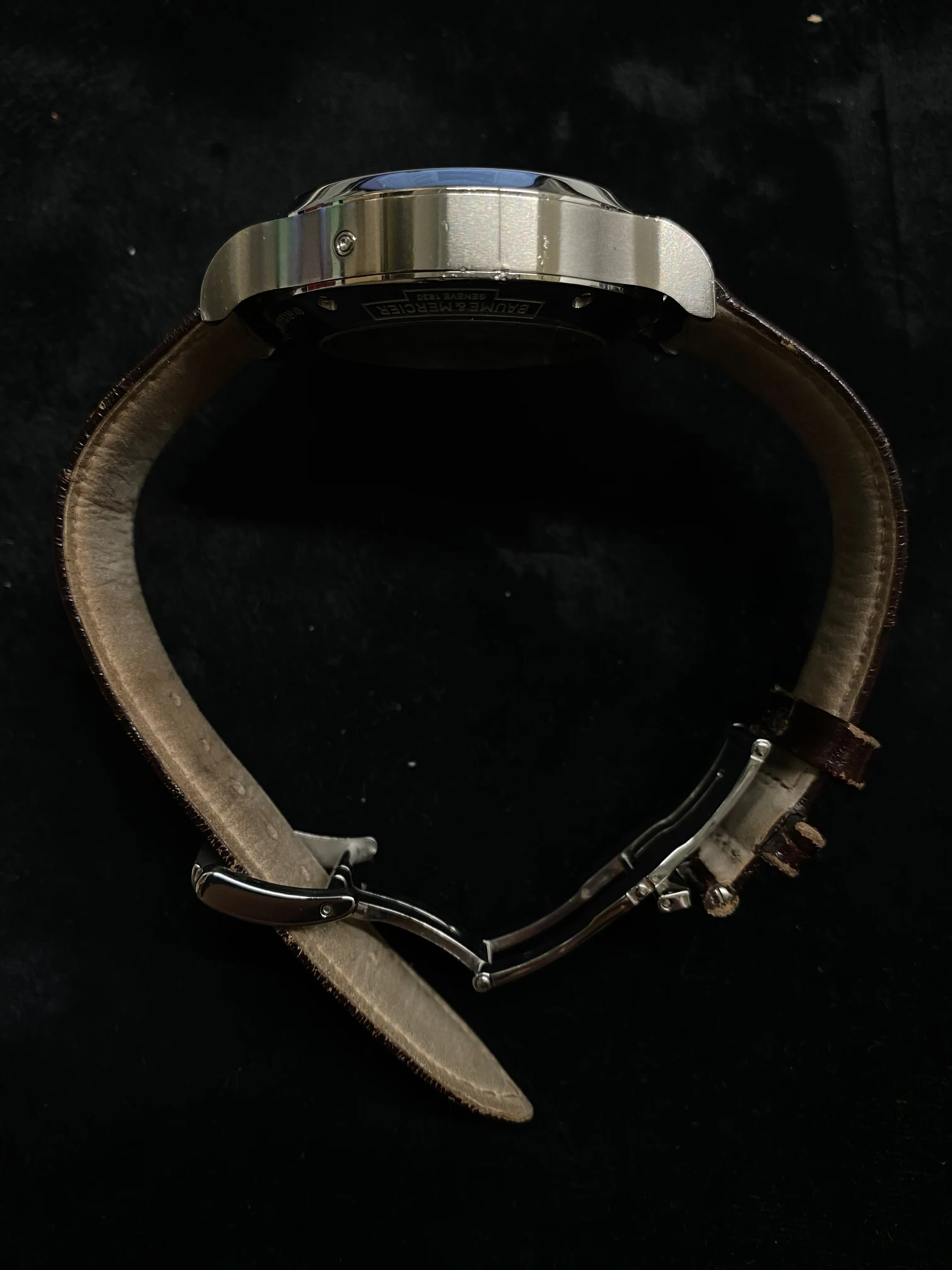 BAUME & MERCIER Capeland Stainless Steel Automatic Chronograph - $10K Appraisal Value! ✓