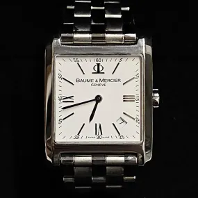 BAUME & MERCIER Hampton Classic Men's Stainless Steel Watch -  $6K APR w/ COA!!!