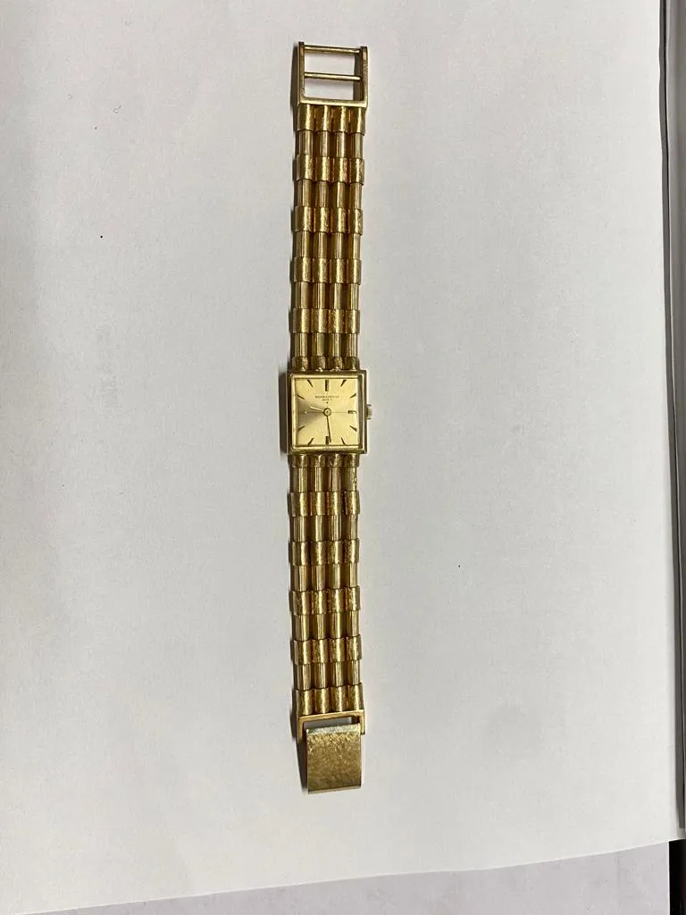 Baume & Mercier SG Beautiful and Unique Bamboo-Style Bracelet - $25K APR w/ COA!