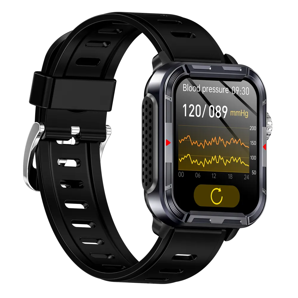 BEARSCOME VEE PRO Rugged Sports Smartwatch for Body composition /ECG/ Blood sugar/Blood pressure/heart rate monitoring