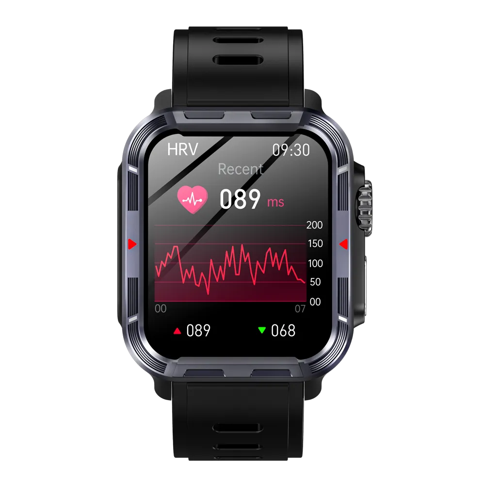 BEARSCOME VEE PRO Rugged Sports Smartwatch for Body composition /ECG/ Blood sugar/Blood pressure/heart rate monitoring