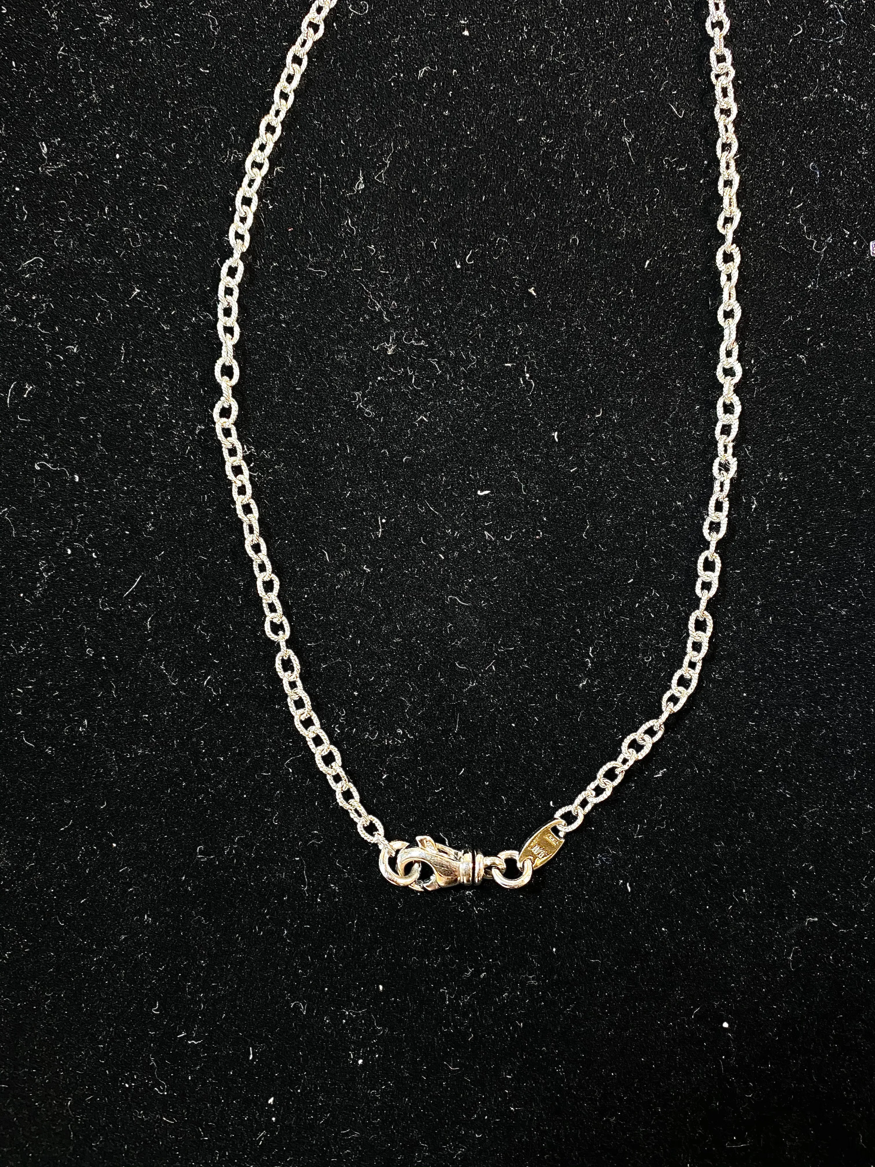 Beautiful Antique Designer 18KWG Tanzanite Pendant/Diamonds Necklace - $10K APR Value w/ CoA!
