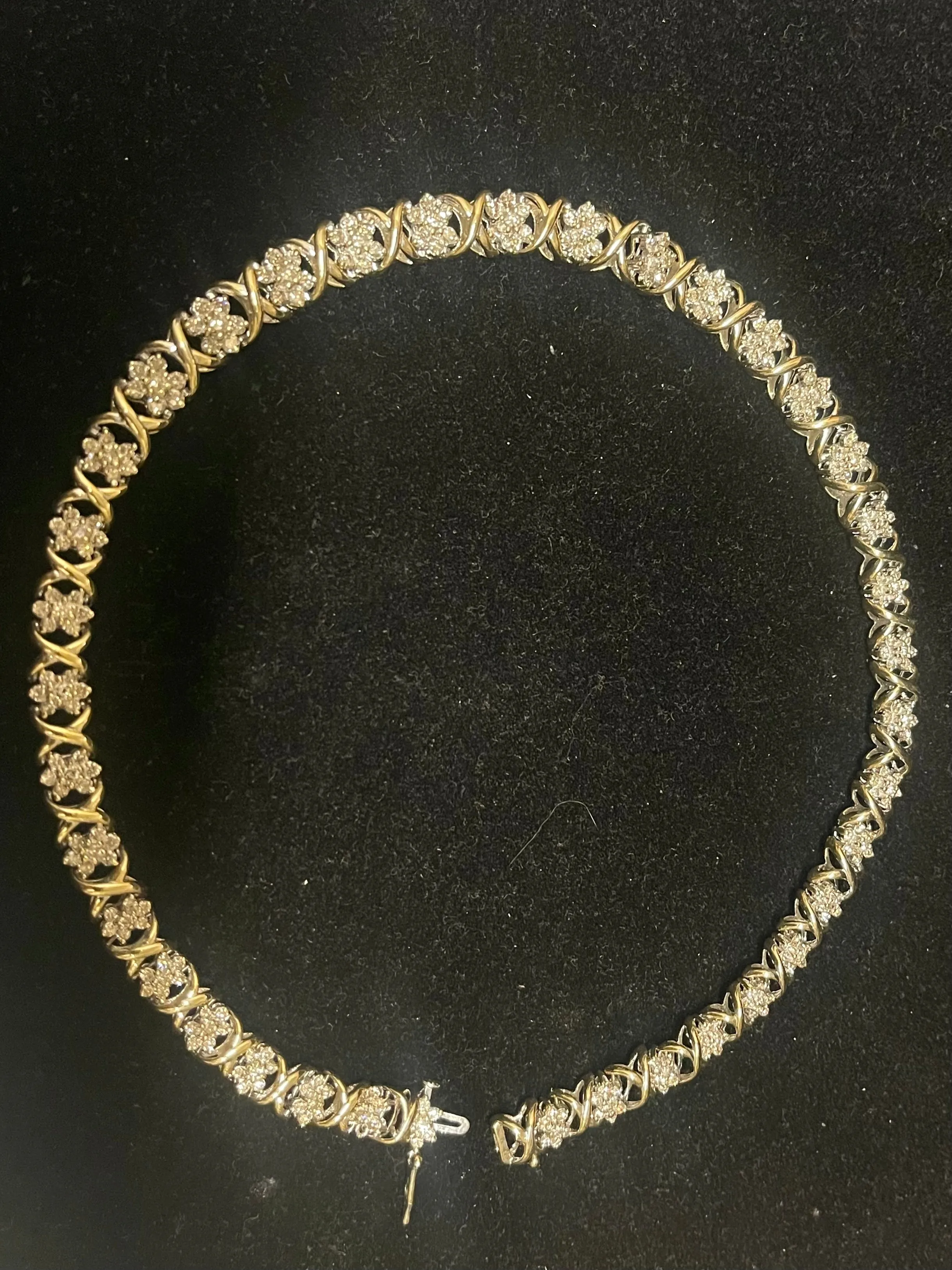 Beautiful "266" Diamonds Solid Yellow & White Gold Necklace - $80K APR w/ CoA!!!