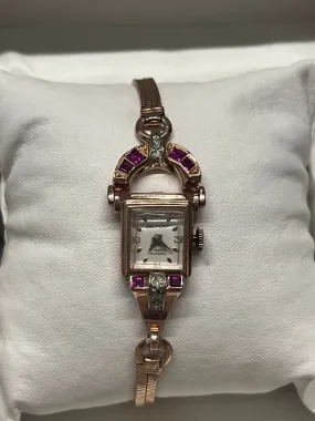 BELFONT Beautifully Rare And Unique 12K GF Ladies' Wristwatch - $20K APR w/ COA!