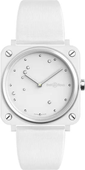Bell & Ross Watch BRS White Diamond Eagle