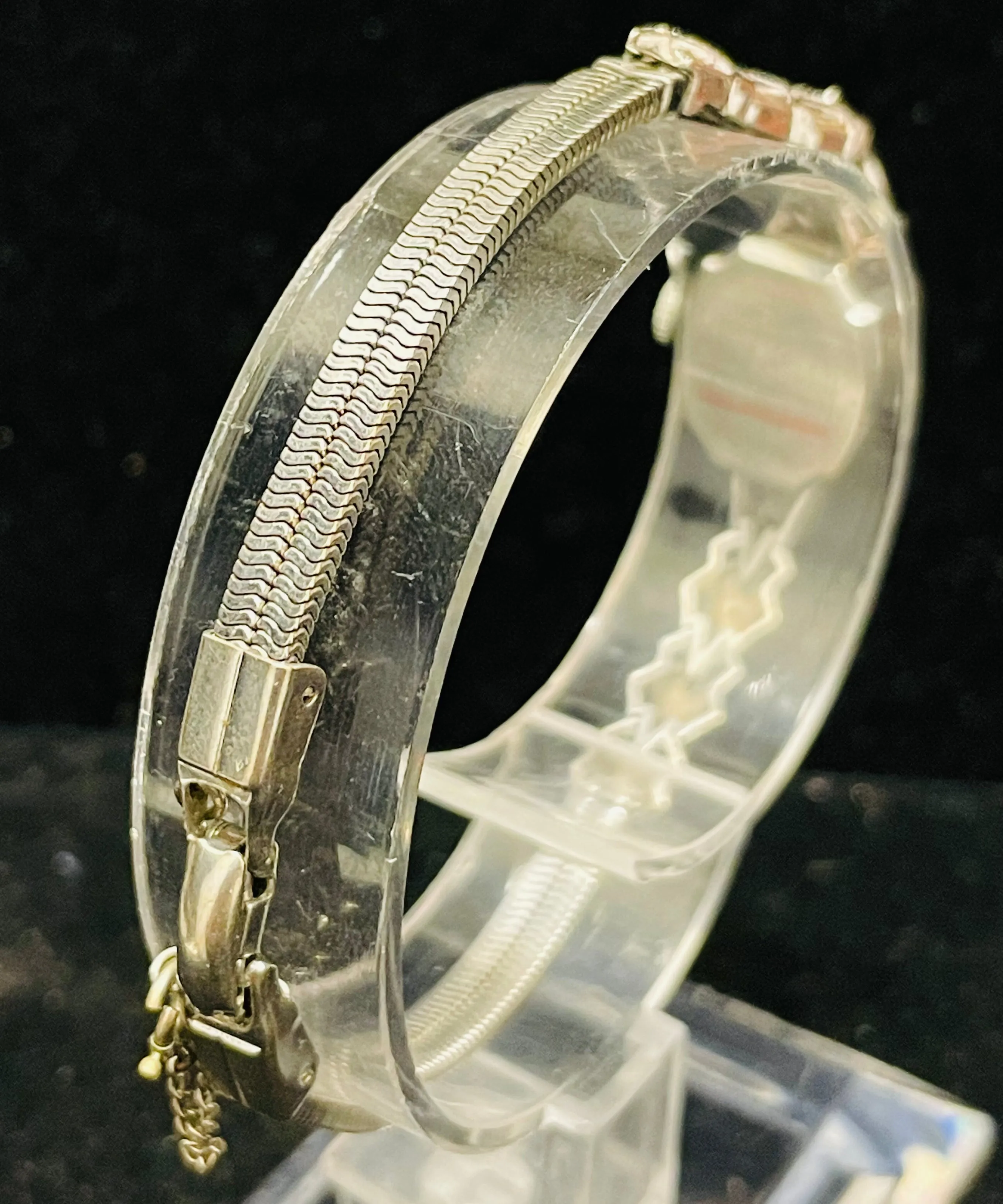 BENRUS 1920'S VINTAGE BEAUTIFUL LADIES SOLID WHITE GOLD WATCH - $10K APR w/ COA!