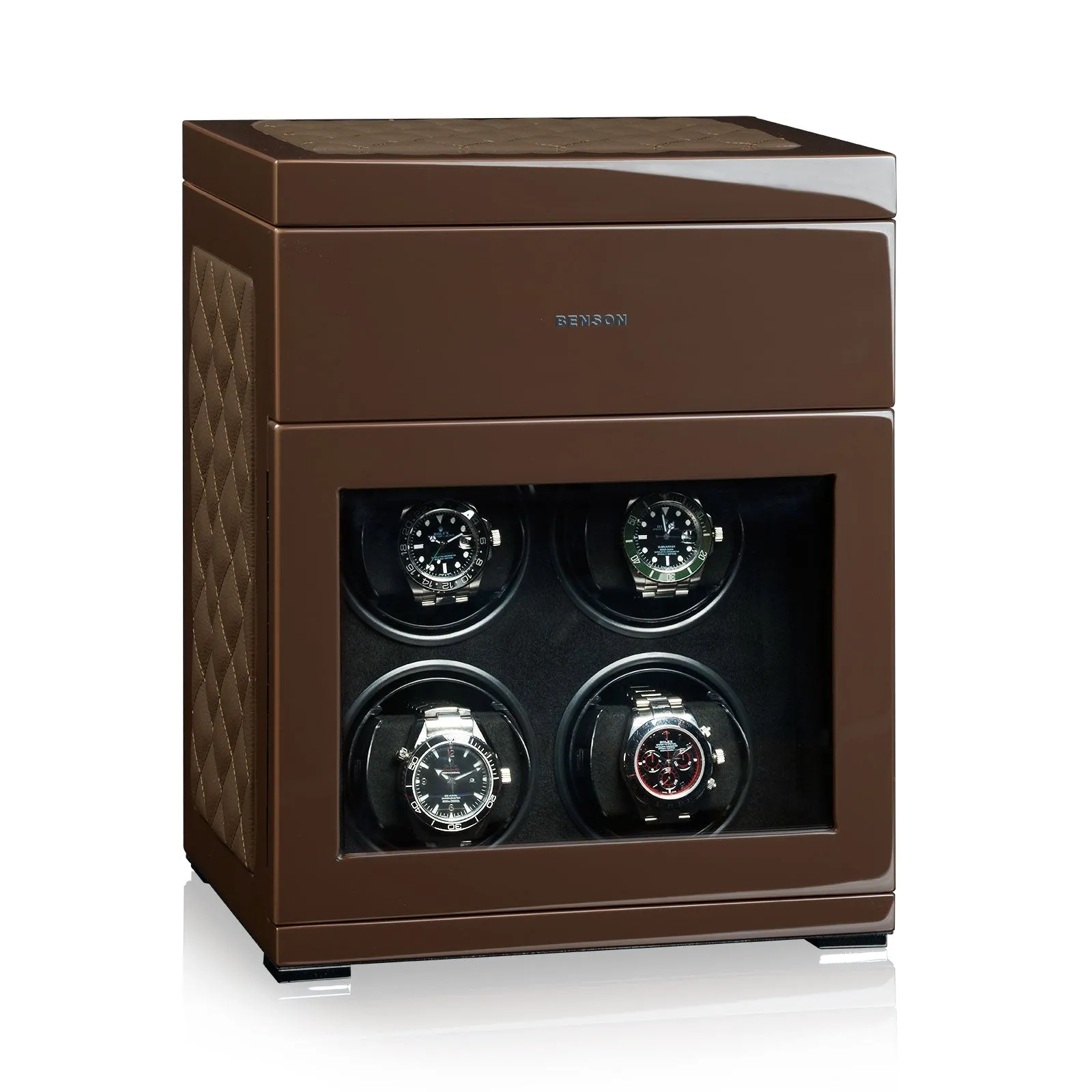 Benson Watch Winder Black Series 4.16 LE Brown/brown leather