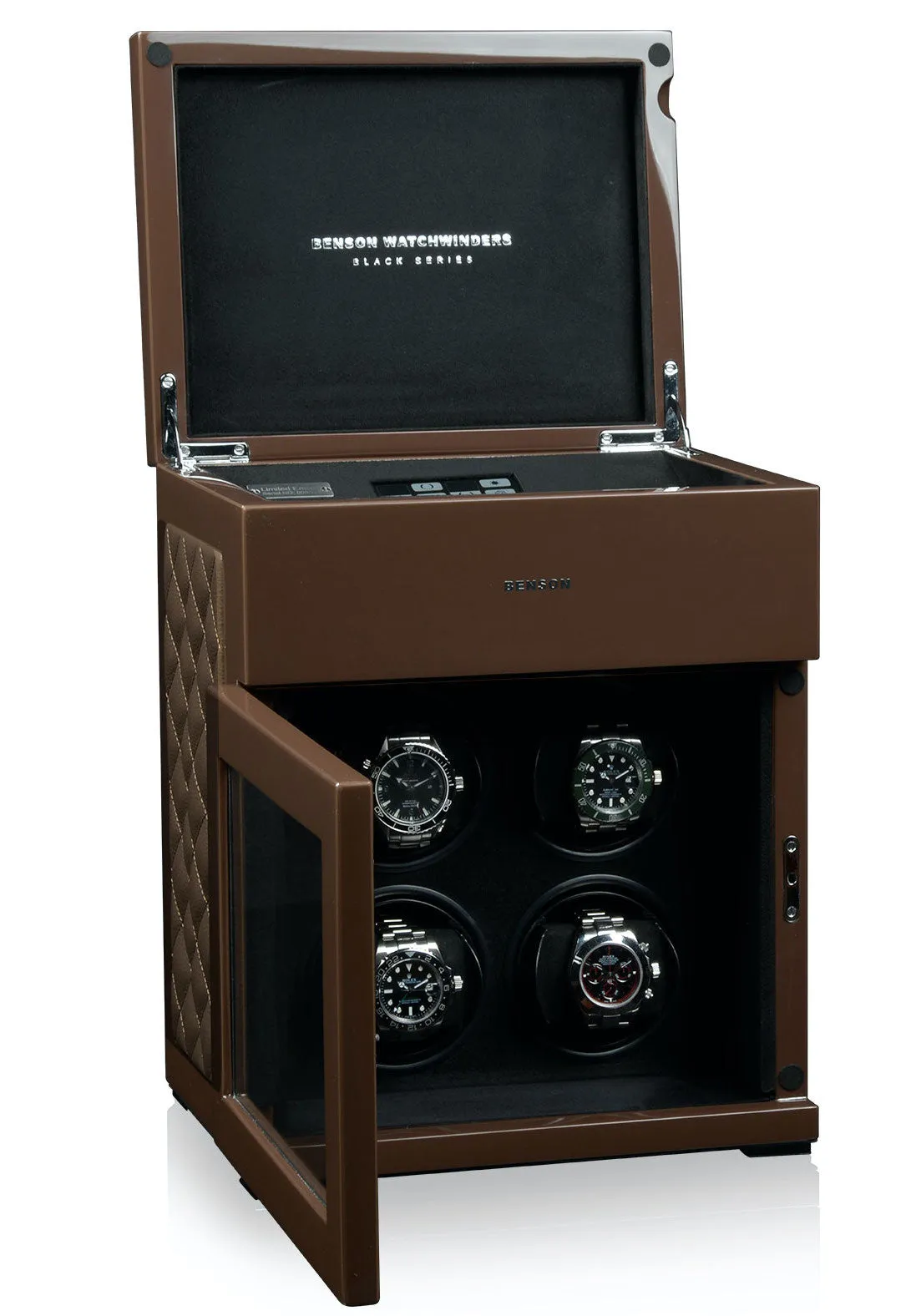 Benson Watch Winder Black Series 4.16 LE Brown/brown leather