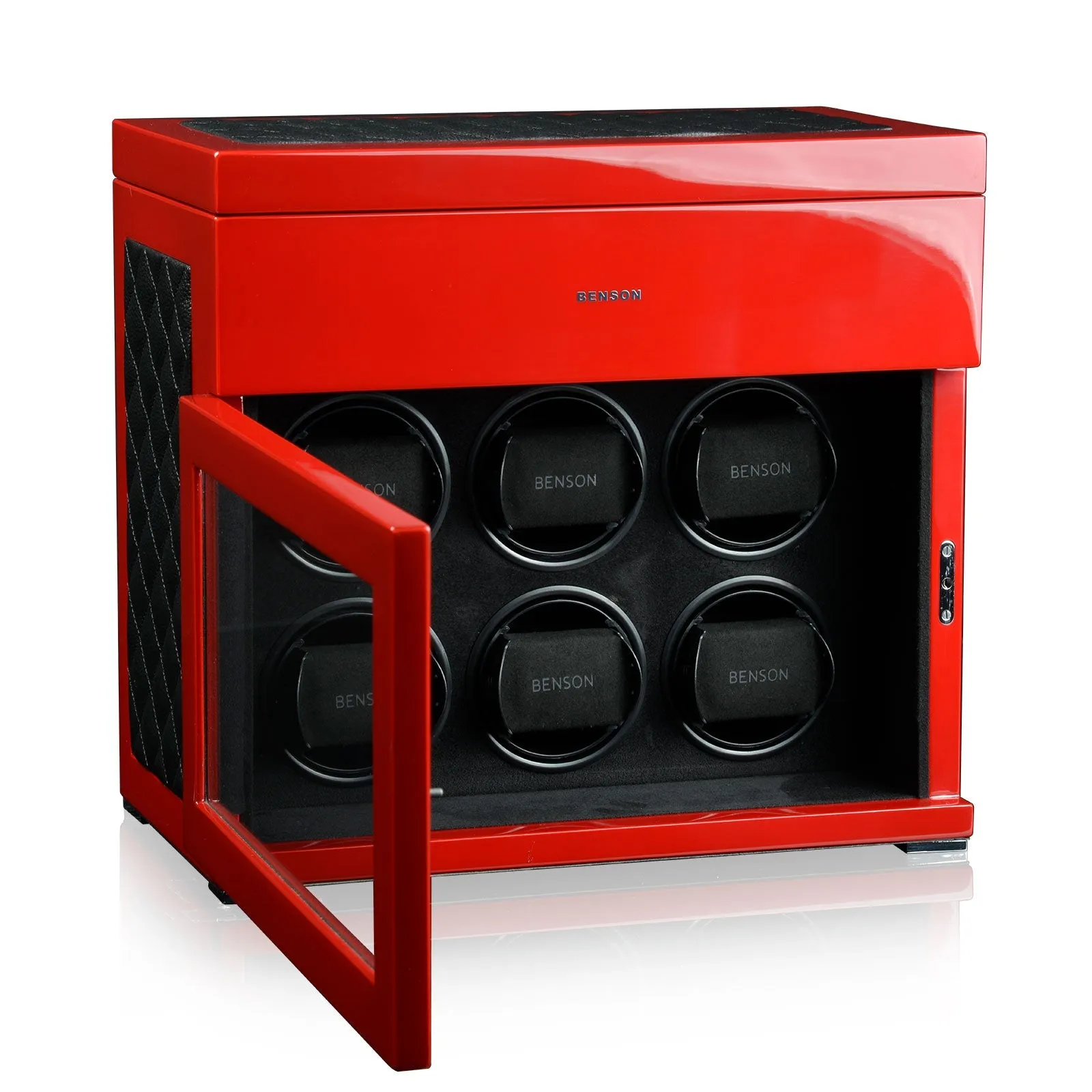 Benson Watch Winder Black Series 6.16 LE Red/black leather