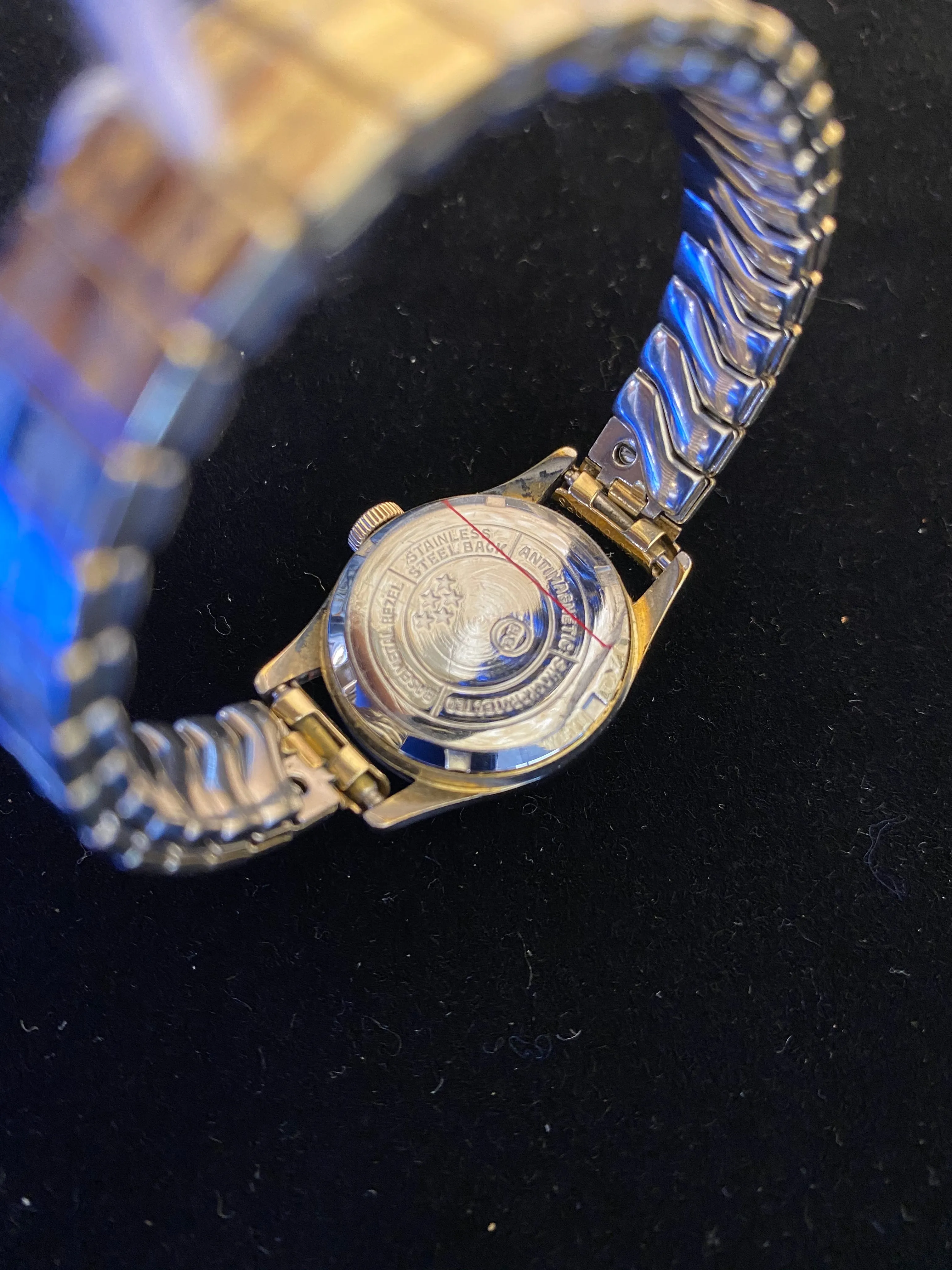Berlis Ladies Gold-Tone SS Unique Wristwatch! Vintage c.1940s - $4K APR w/ COA!!