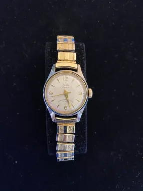 Berlis Ladies Gold-Tone SS Unique Wristwatch! Vintage c.1940s - $4K APR w/ COA!!