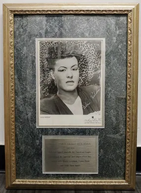 BILLIE HOLIDAY Original Vintage Autographed Headshot C.1950's - $4K APR w/ CoA!