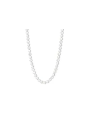 Blanc Faux Pearl 16" Collar Necklace